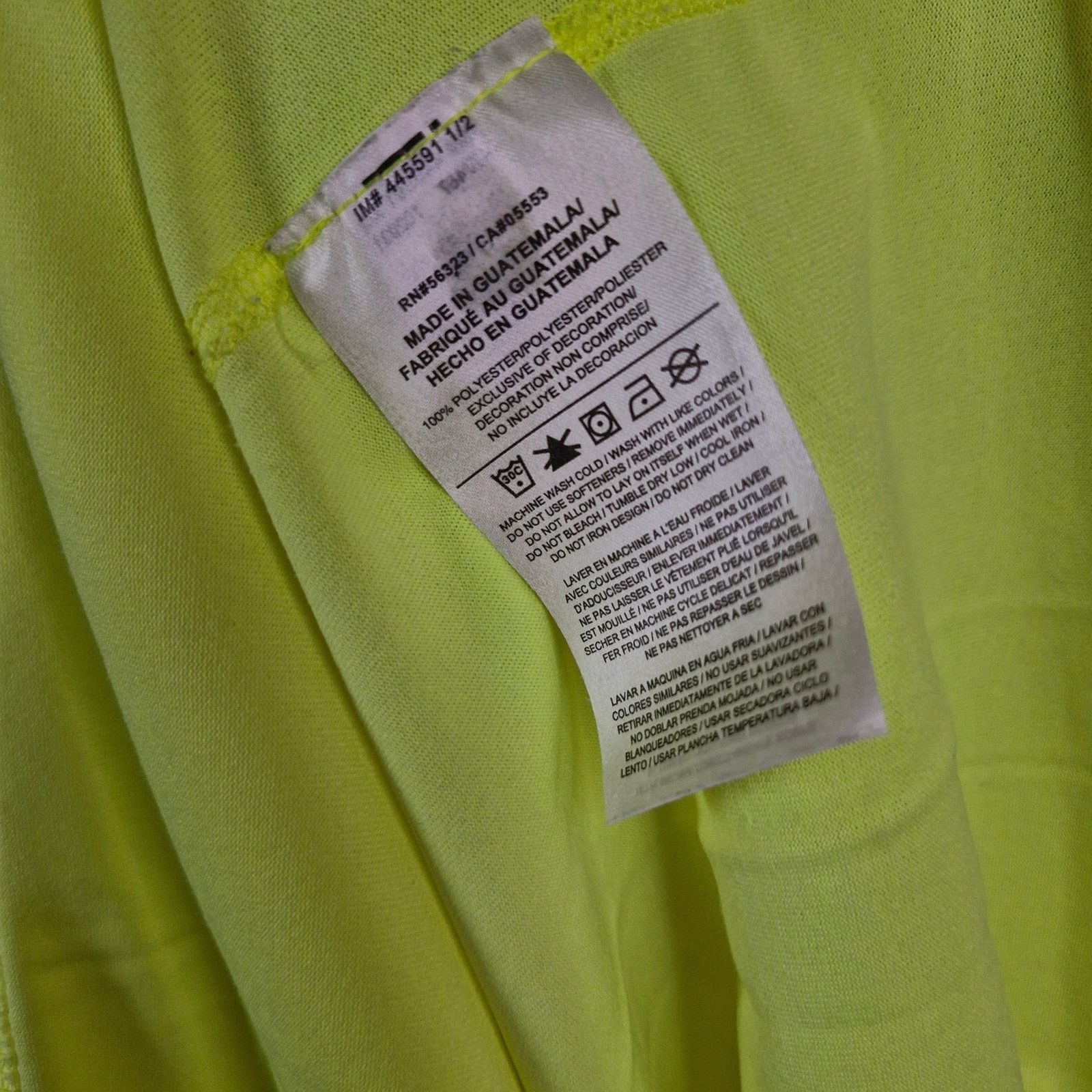 Nike Nike Dri-Fit Running Mens M Neon Yellow Active Long Sleeve Size US M / EU 48-50 / 2 - 5 Thumbnail