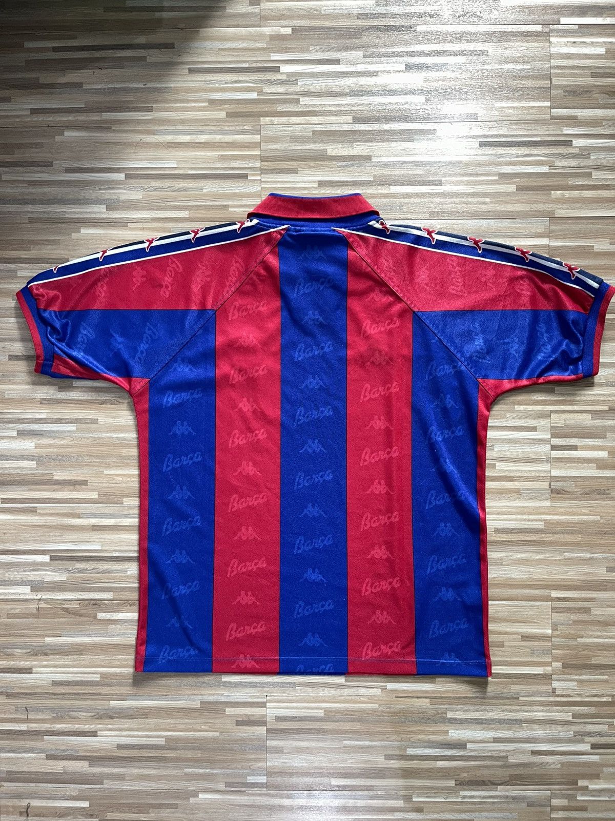Kappa FC Barcelona 1995/1997 Home Shirt Jersey Size US M / EU 48-50 / 2 - 7 Thumbnail