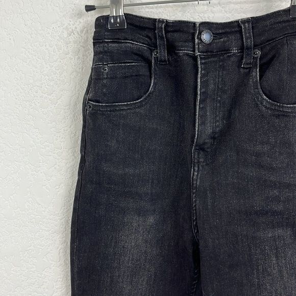 Alexander Wang Alexander Wang Stovepipe Slit Hem Denim Flat Back Trouser De Size 26" / US 2 / IT 38 - 3 Thumbnail