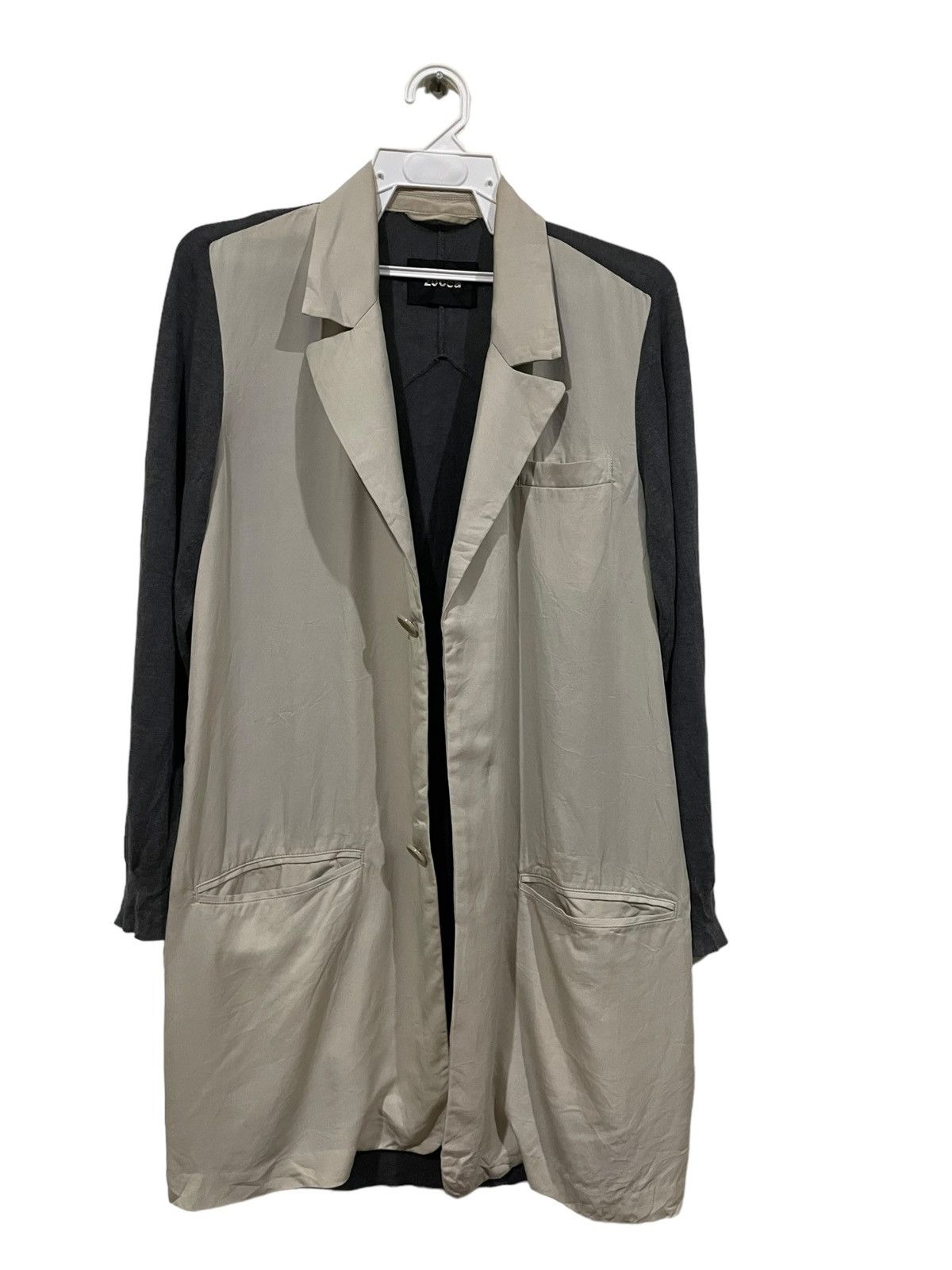 CABANE de ZUCCa Issey Miyake Zucca Double Tone Reflective Collar Jacket Size M / US 6-8 / IT 42-44 - 3 Thumbnail