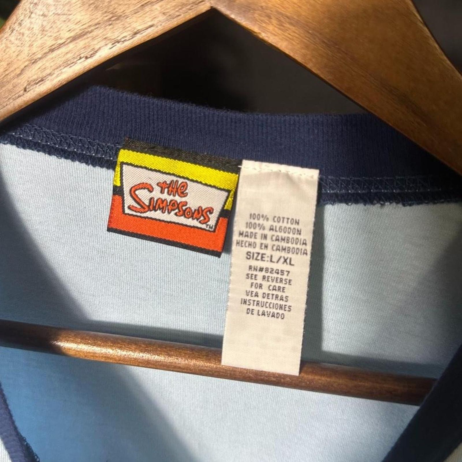 The Simpsons Vintage Y2K 2005 The Simpsons Funny Joke Tee XL Blue Shirt Size US XL / EU 56 / 4 - 3 Thumbnail