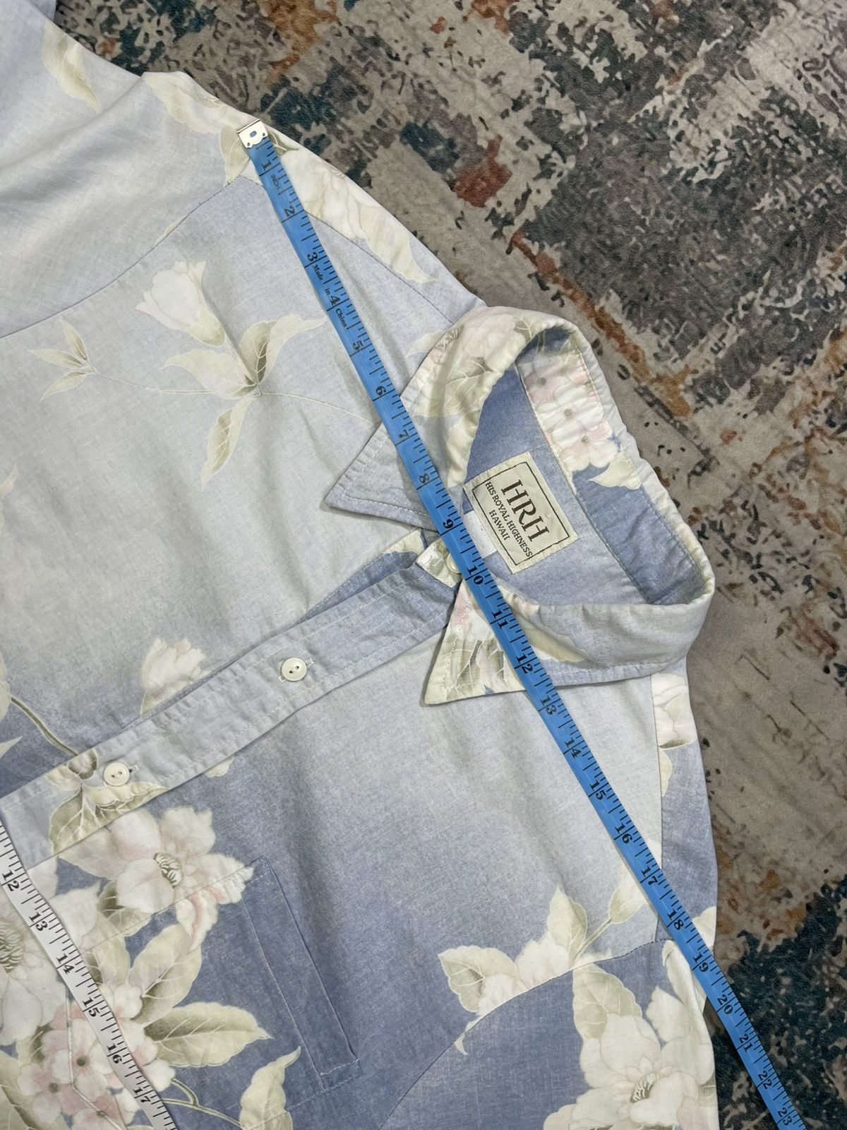Vintage Vtg HRH His Royal Highness Half Button Hawaiian Shirt Size US M / EU 48-50 / 2 - 7 Thumbnail