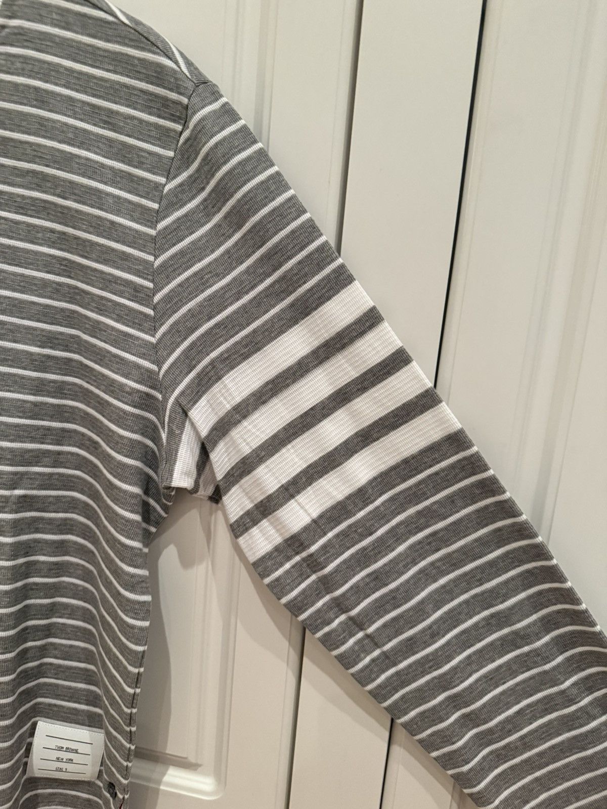Thom Browne Thom Browne 4-Bar long sleeve t-shirt Size US L / EU 52-54 / 3 - 6 Thumbnail