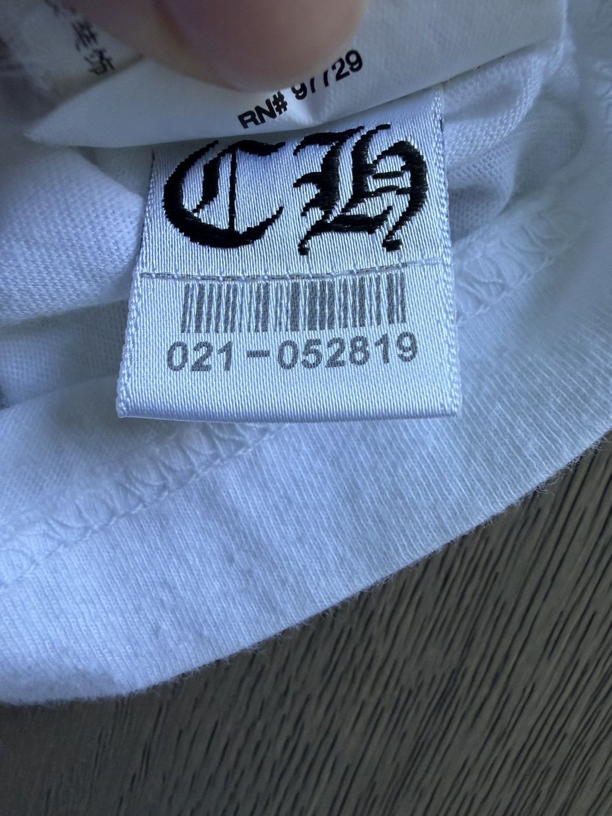 Chrome Hearts Chrome Hearts Red/Yellow Vine Dagger White T Shirt Size US S / EU 44-46 / 1 - 9 Thumbnail