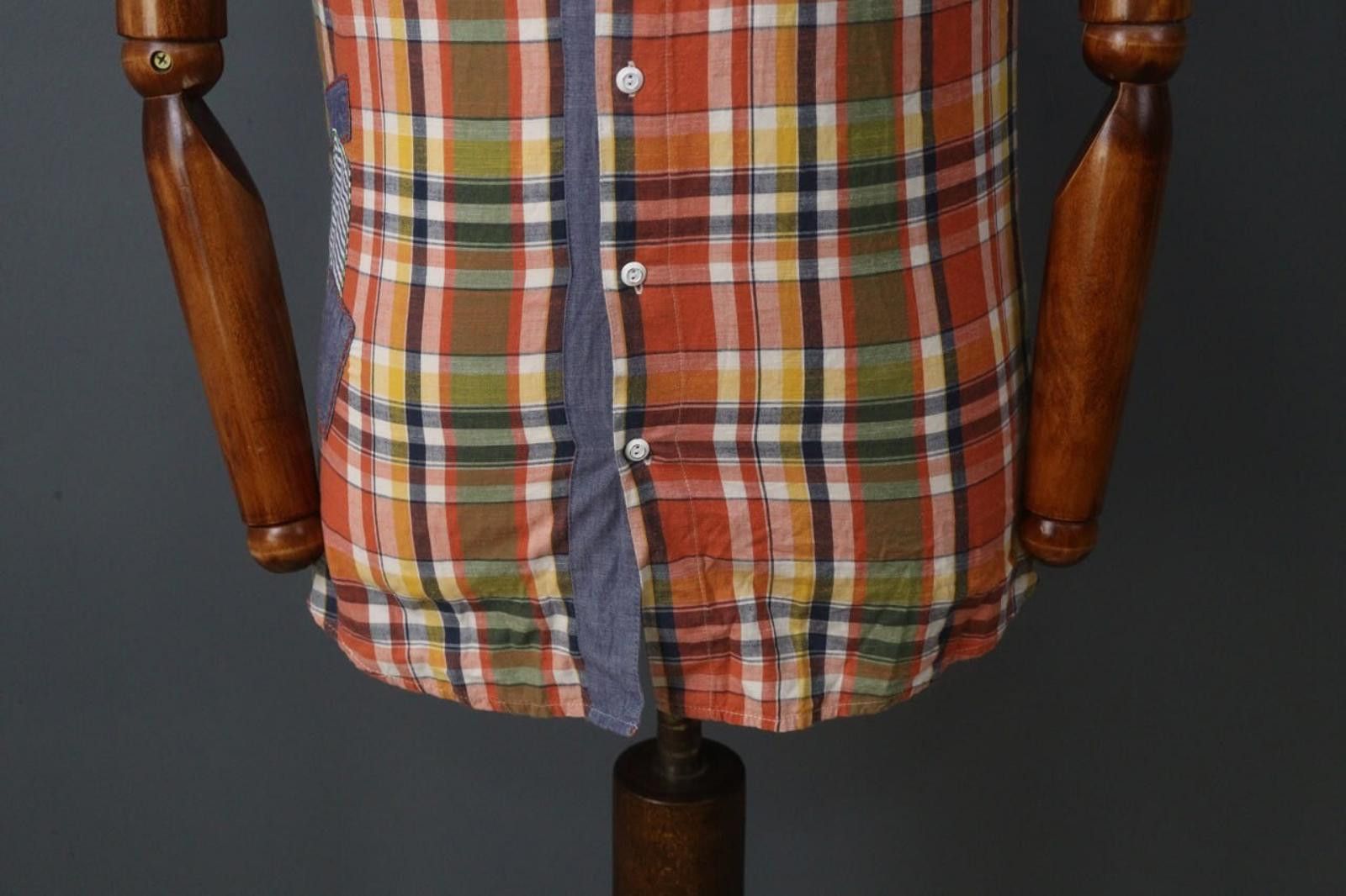 Desigual Desigual Multi Plaid 100% Cotton Button Down Shirt Size S Size US S / EU 44-46 / 1 - 3 Thumbnail