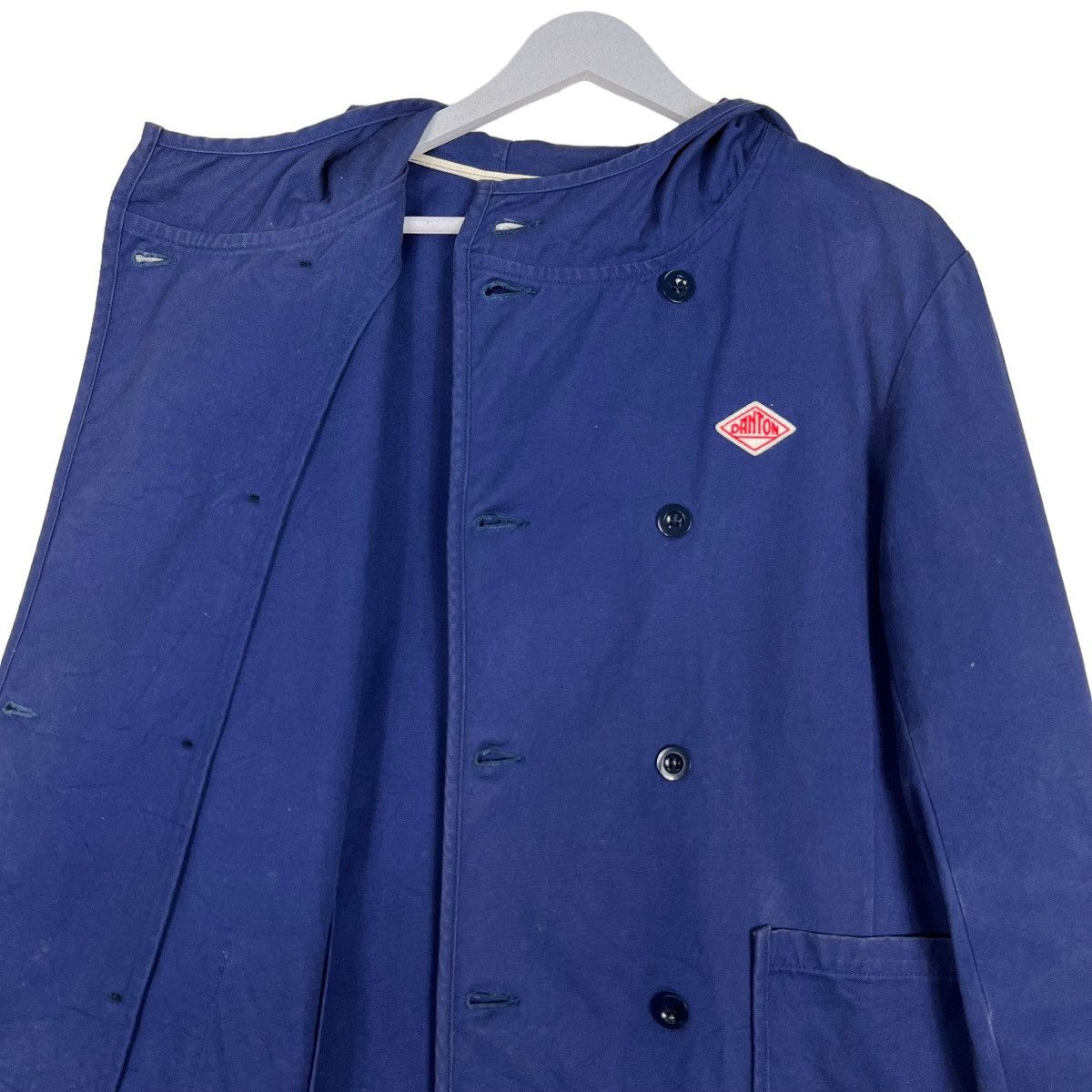 Danton 🔥 DANTON DUCK CANVAS HOODIE LONG JACKET Size US S / EU 44-46 / 1 - 11 Thumbnail