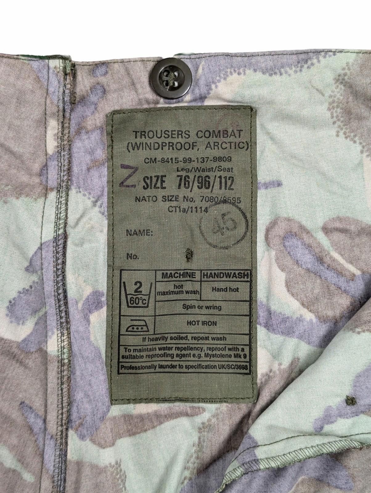 Other British Army Windproof DPM Combat Trousers 1980s - Large Size ONE SIZE - 4 Thumbnail