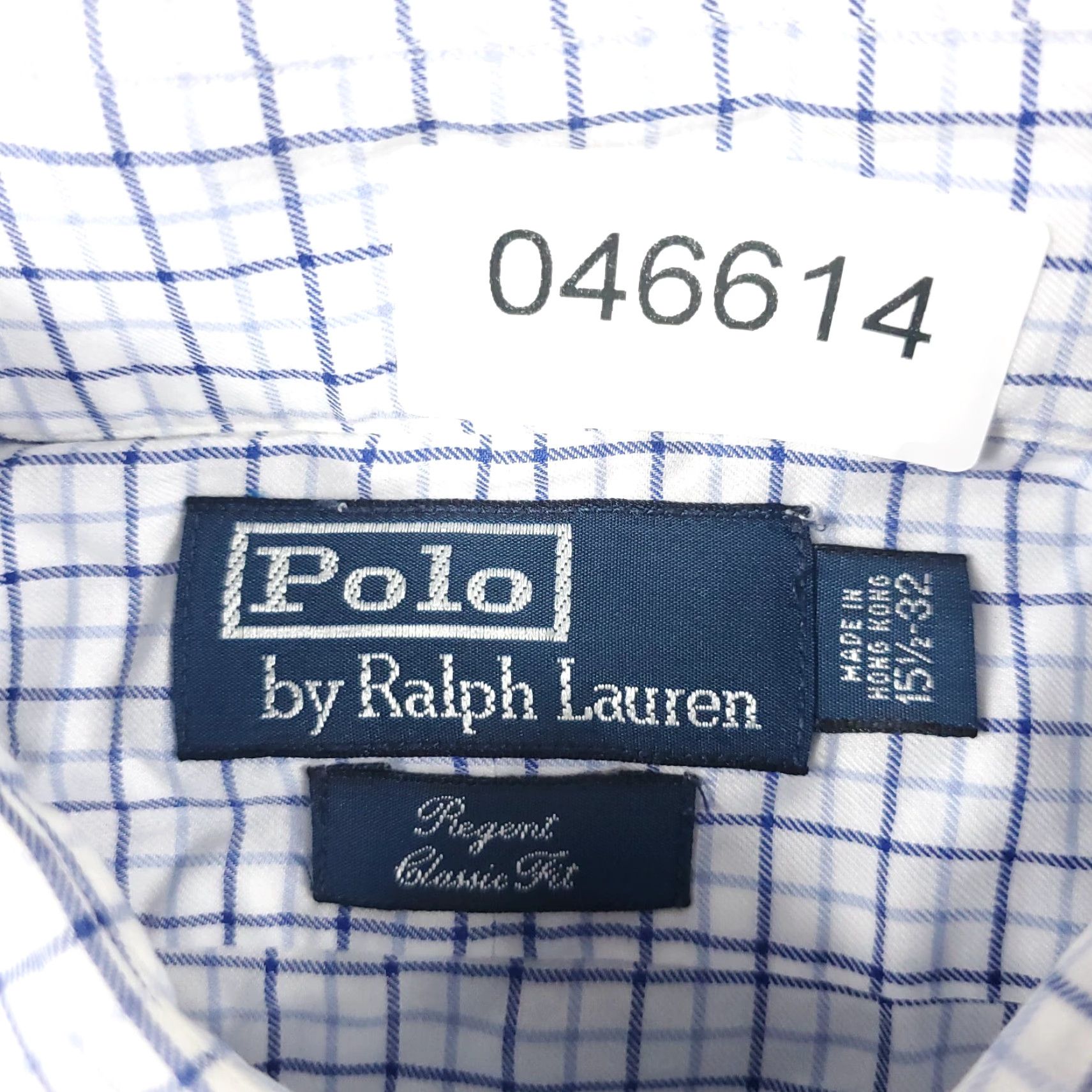 Ralph Lauren Ralph Lauren Dress Shirt Mens 15.5 Blue White Check Button-Down Long Sleeve Professional Classic Retail Fit Regular Size 15.5 Mens Size 40R - 6 Thumbnail