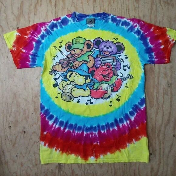 Band Tees × Liquid Blue × Vintage Vintage Liquid Blue Grateful Dead Big River Jamboree T-Shirt Size US M / EU 48-50 / 2 - 2 Thumbnail
