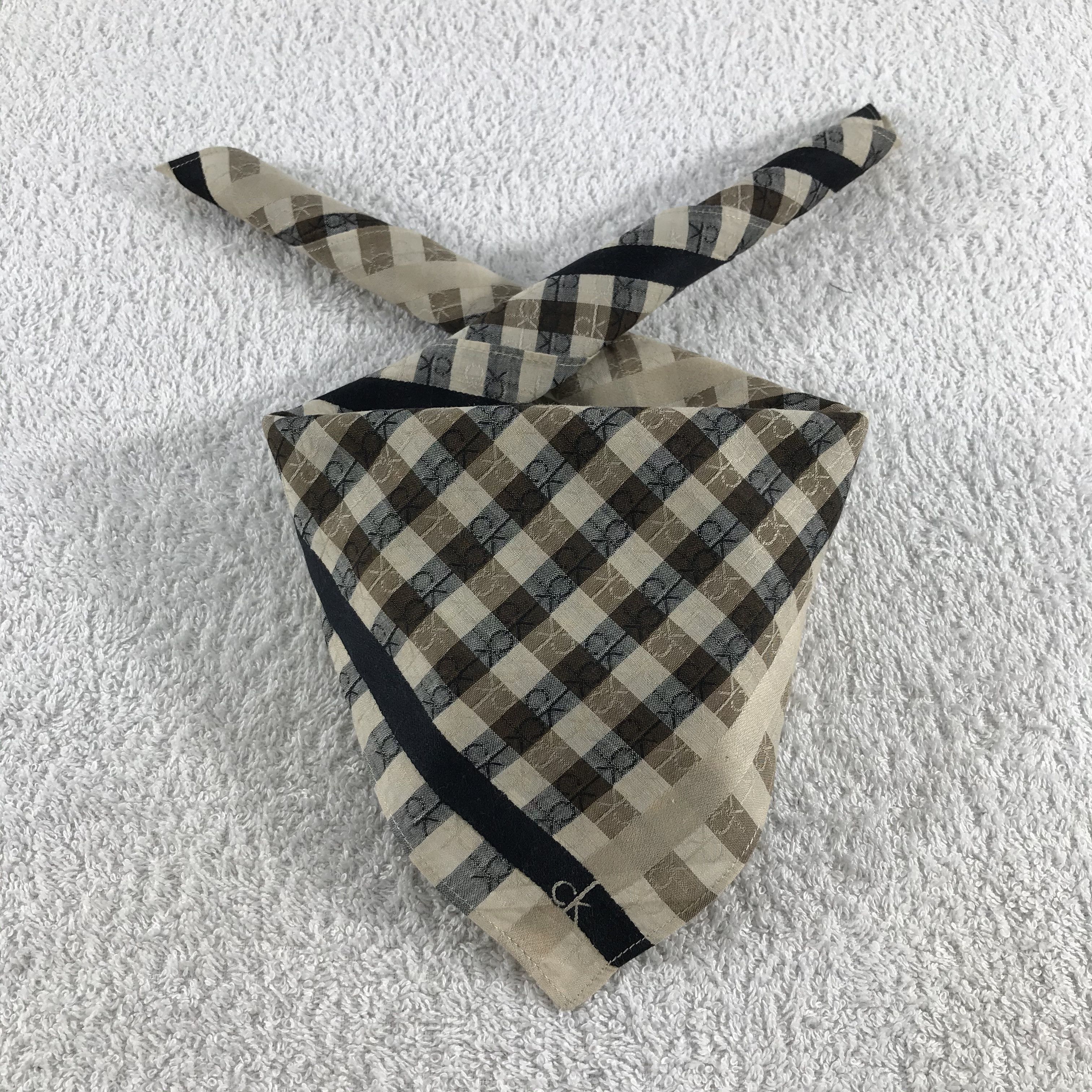 Calvin Klein × Vintage Calvin Klein Bandana / Handkerchief / Neckerchief - S055 Size ONE SIZE - 3 Thumbnail