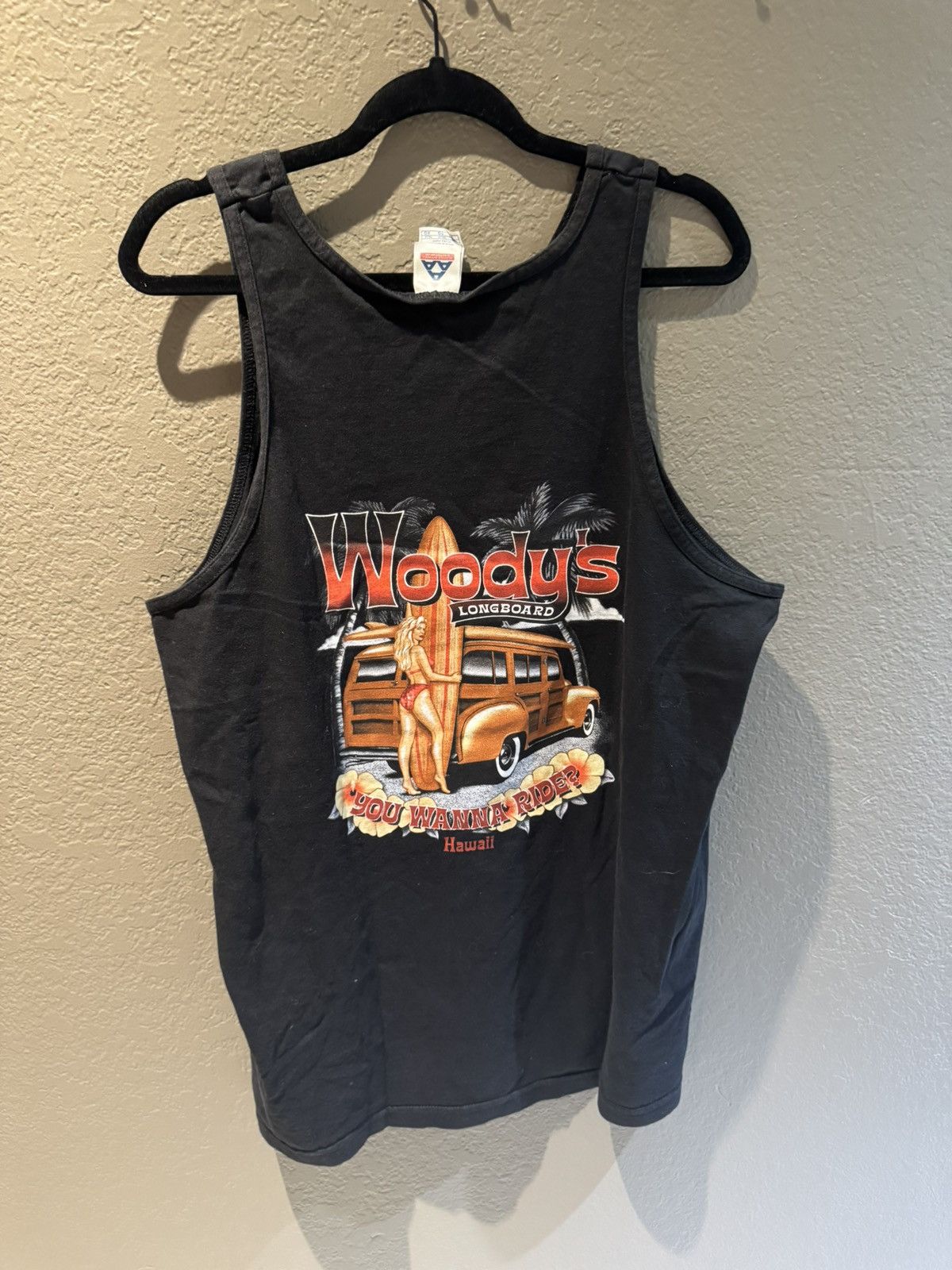 Vintage Vintage Woodys Retro Car Girl Graphic Longboards Surf Tank Size US XL / EU 56 / 4 - 4 Thumbnail