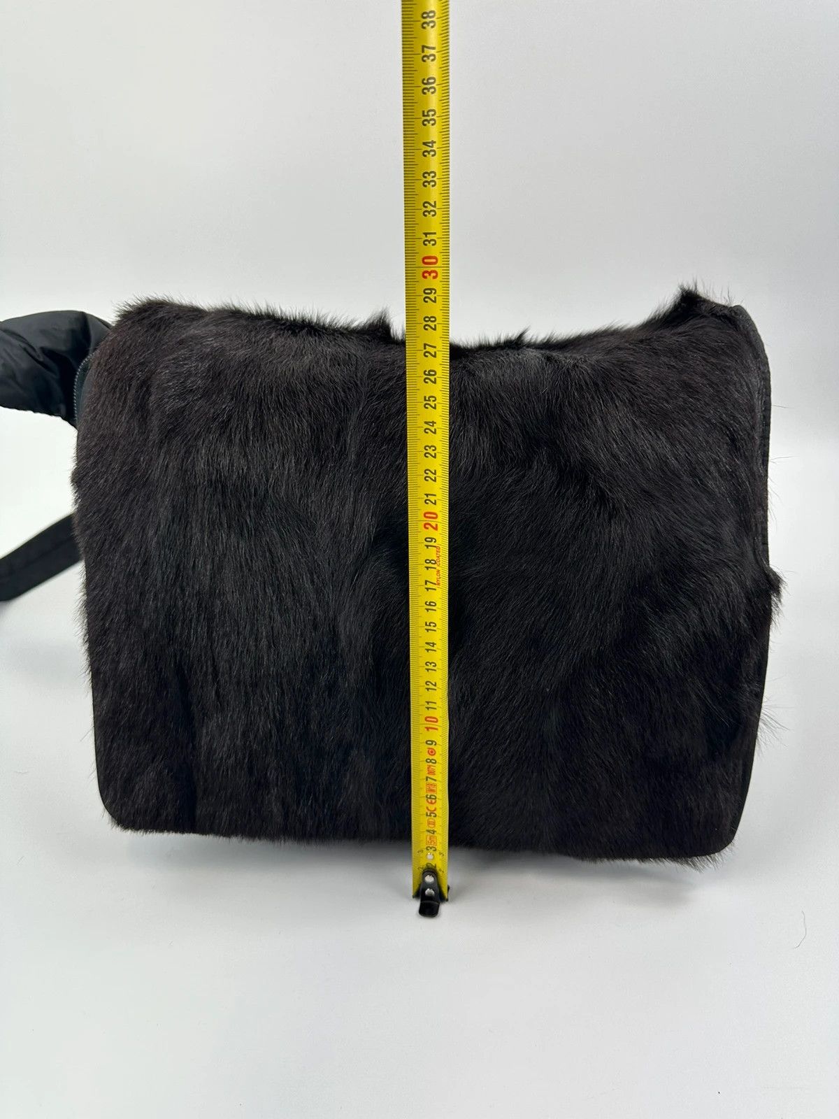 Prada Prada Sport FW1999 Fur Nylon Crossbody Bag Slingbag Black Size ONE SIZE - 15 Thumbnail
