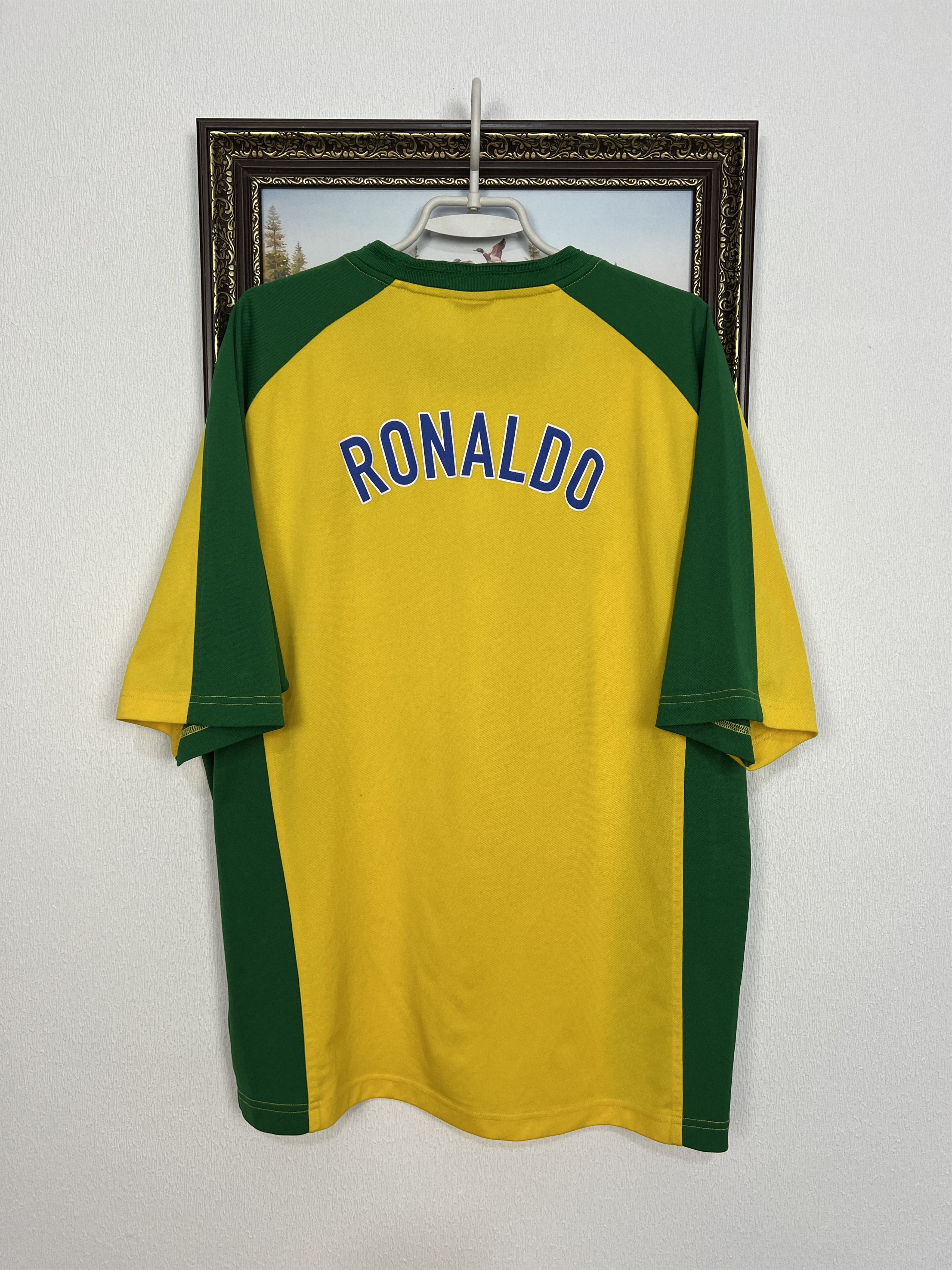 Nike Vintage R9 Ronaldo Football Train Shirt Soccer Jersey Trikot Size US XL / EU 56 / 4 - 9 Thumbnail