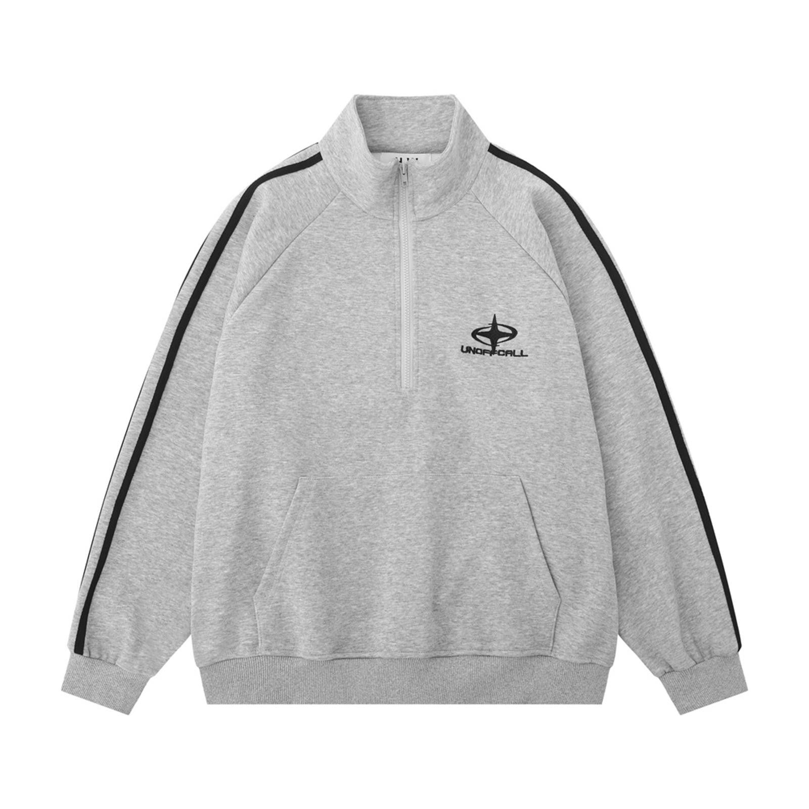 Other UNOFFICIAL Grey Half-Zip Sweatshirt Size US M / EU 48-50 / 2 - 1 Thumbnail