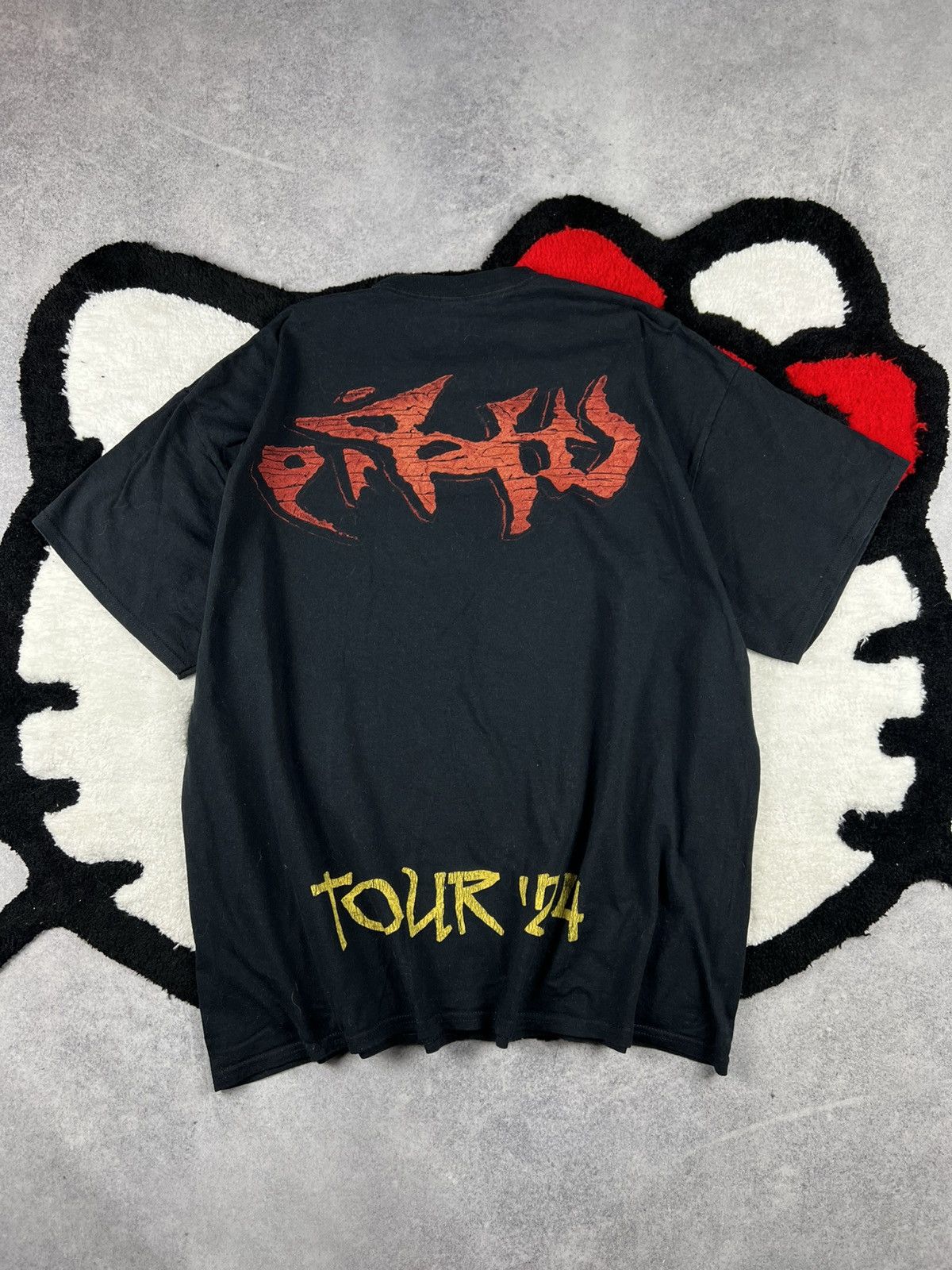 Travis Scott Circus Maximus Travis Scott Europe VIP Tour 24 Band Y2K Tee Size US XL / EU 56 / 4 - 9 Thumbnail