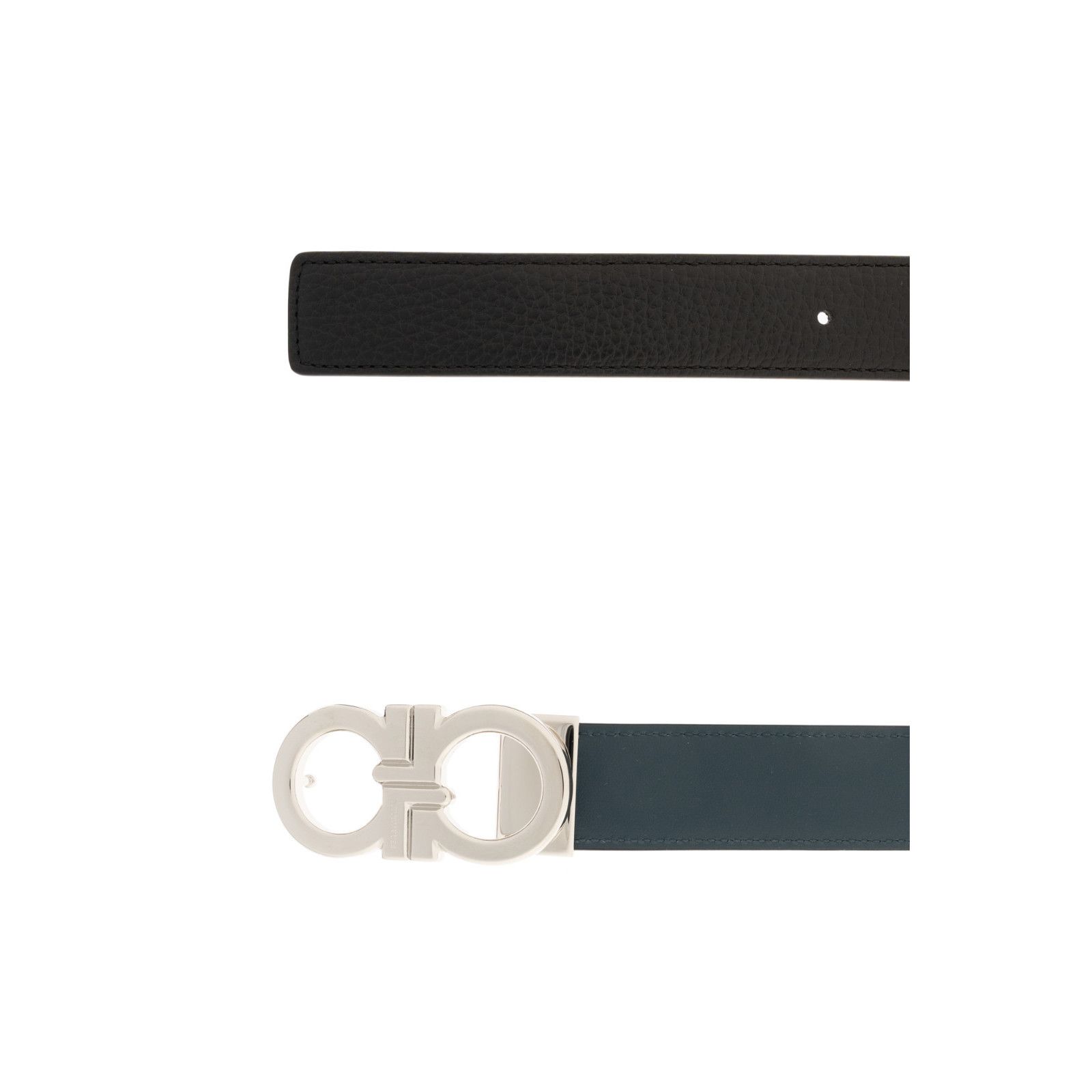 Salvatore Ferragamo FERRAGAMO Multicolor Double Adjustable Reversible Belt New & Size ONE SIZE - 3 Thumbnail