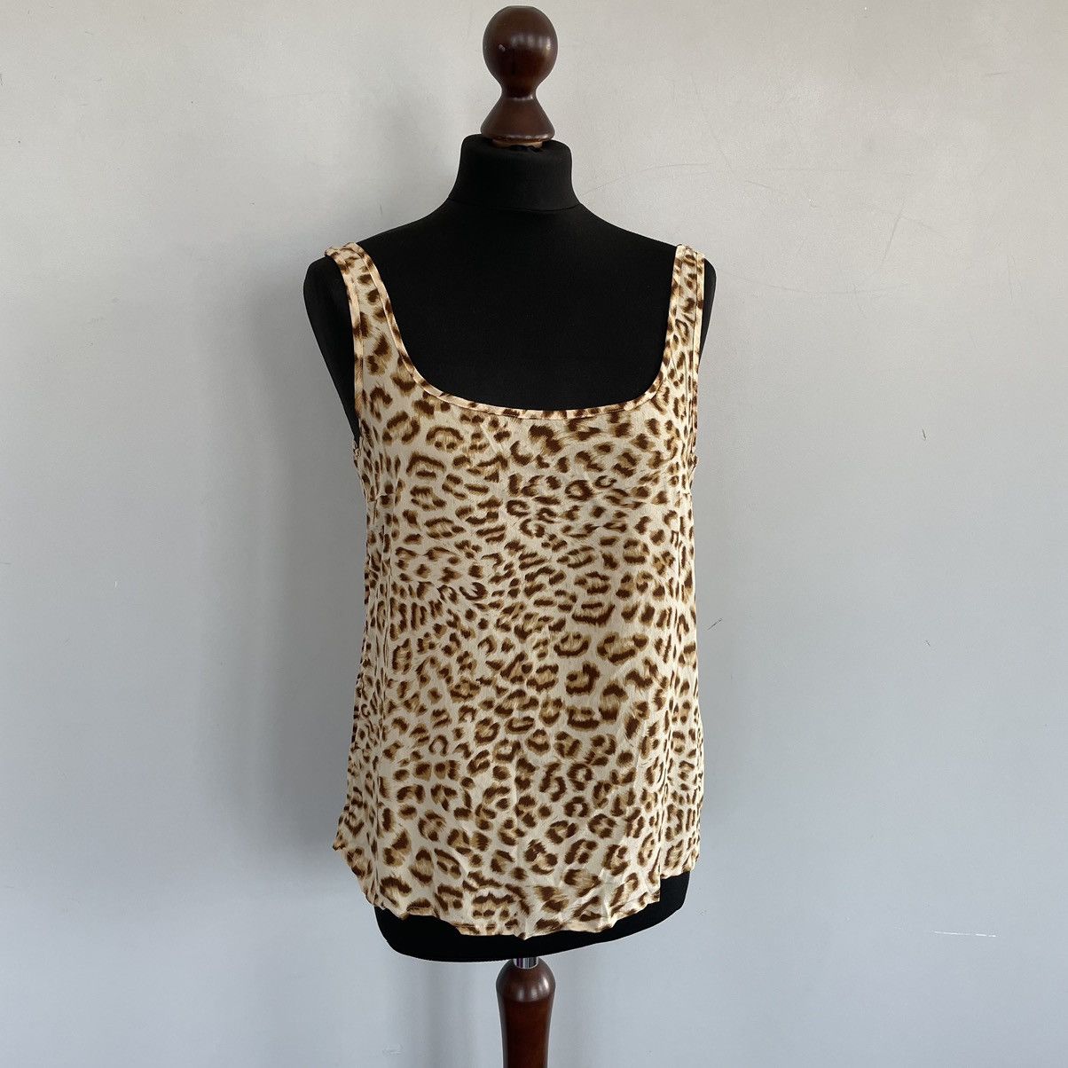 Escada × Vintage Vintage 90’s Escada Margaret Ley tank top leopard Size S / US 4 / IT 40 - 8 Thumbnail