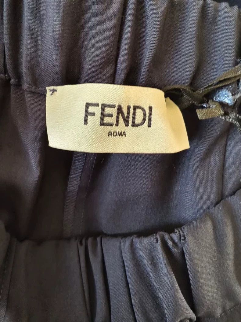 Fendi Fendi Waist Elastic Trousers for Women Size US 38 / EU 54 - 3 Thumbnail