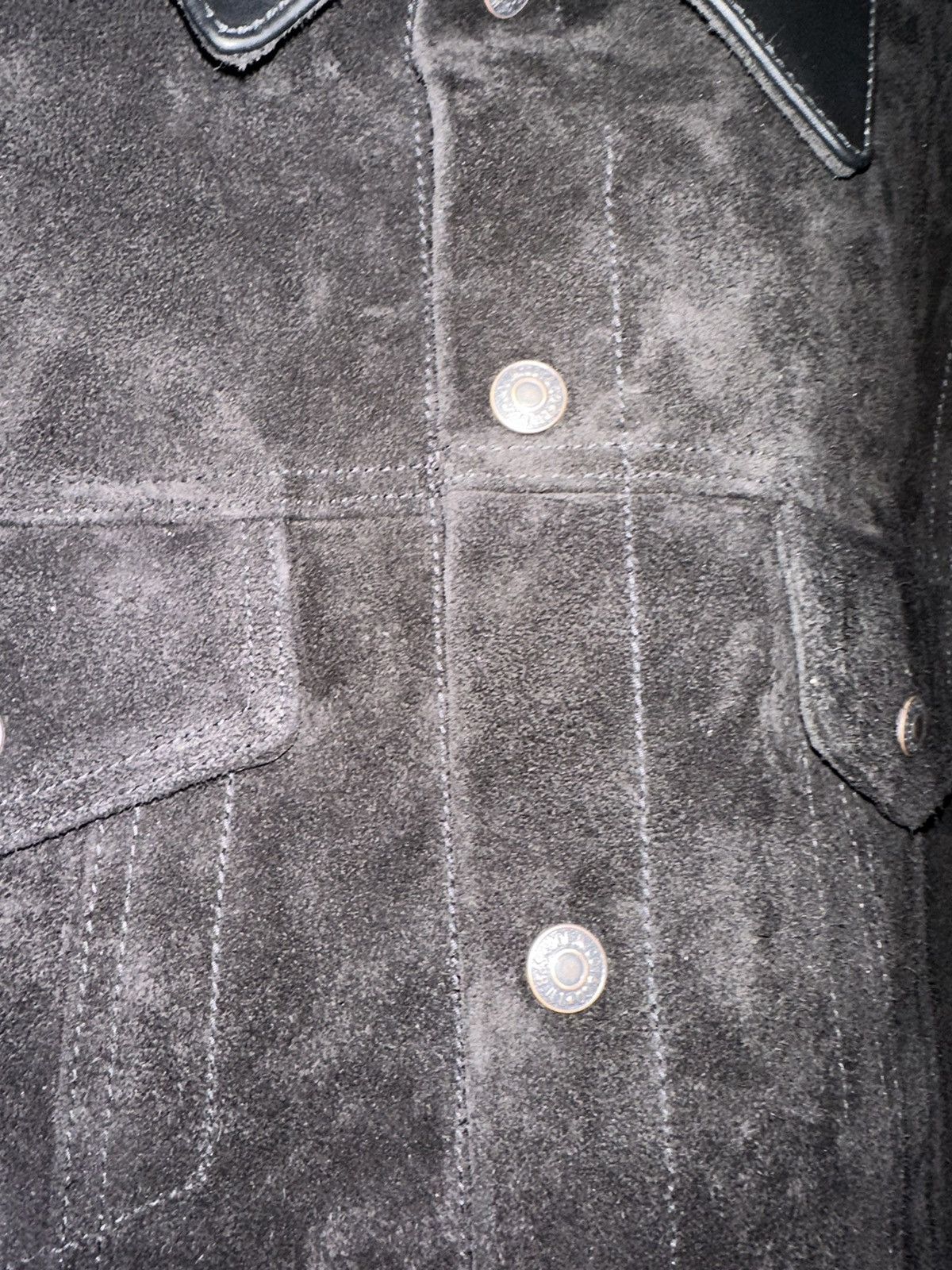 The Real McCoy's Joe McCoy Western Rough Out Leather Jacket Size US M / EU 48-50 / 2 - 3 Thumbnail