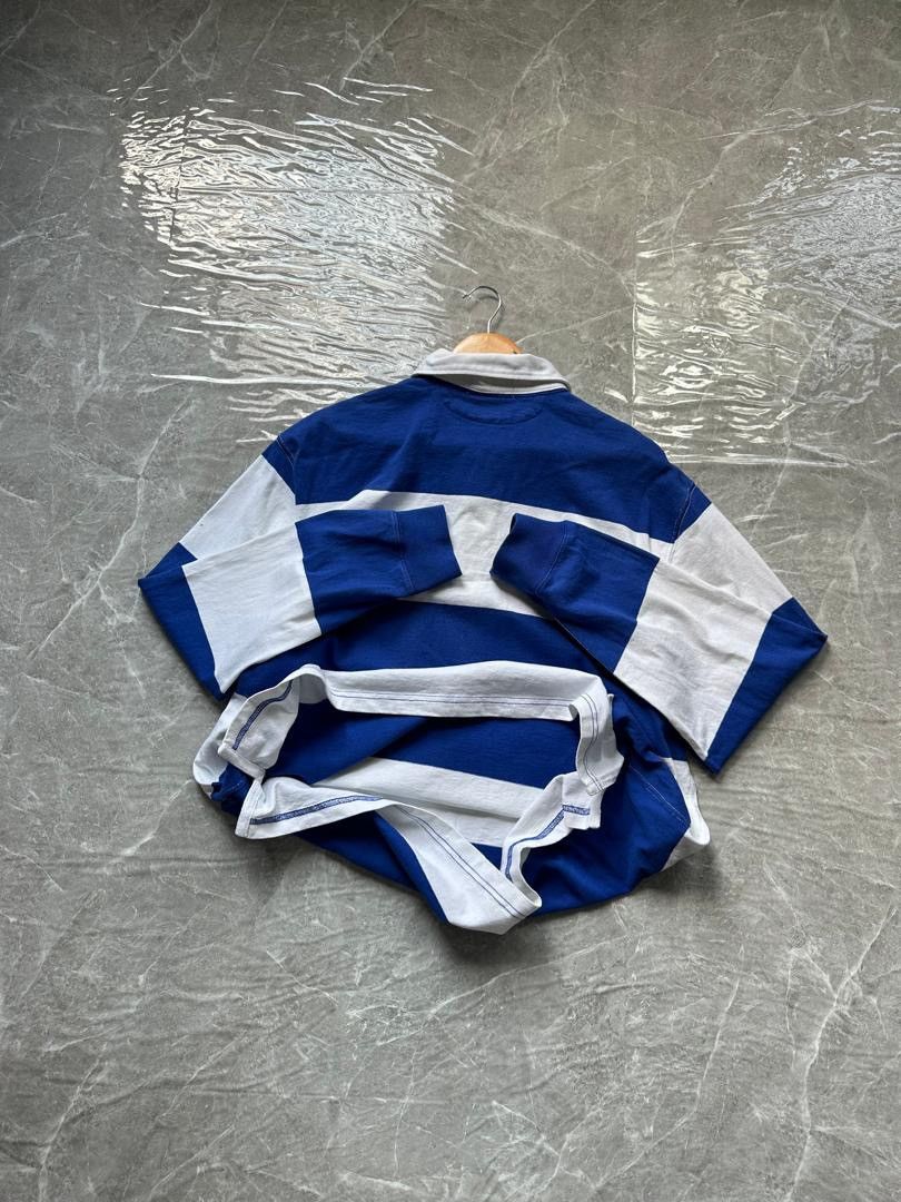 Polo Ralph Lauren VINTAGE POLO RALPH LAUREN STRIPE RUGBY SHIRT Size US L / EU 52-54 / 3 - 2 Thumbnail