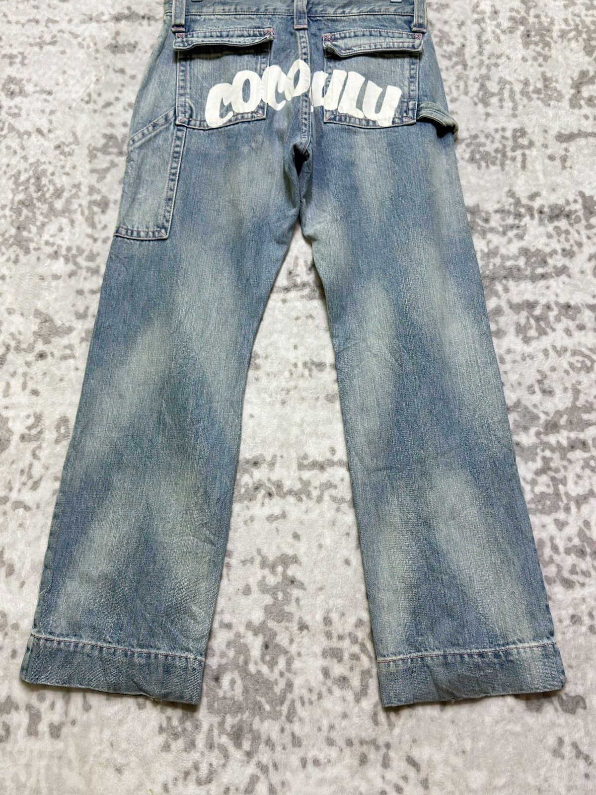 Japanese Brand Y2k COCOLULU Ketsururu Logo Carpenter Jeans Japanese Size US 30 / EU 46 - 10 Thumbnail