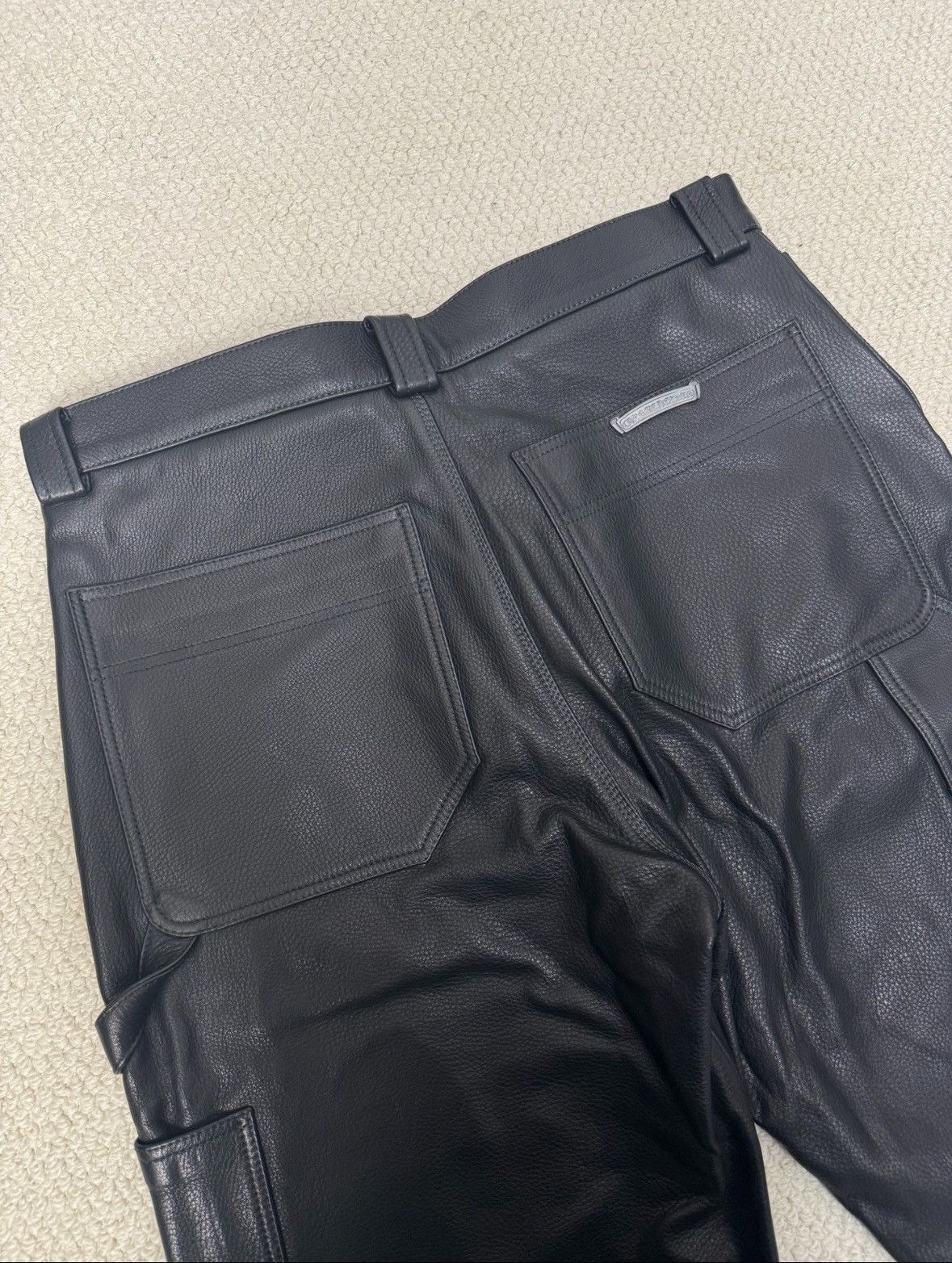 Chrome Hearts Chrome Hearts leather pants Size US 33 - 5 Thumbnail