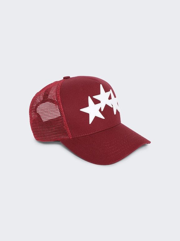 Amiri o1orln1125 Size: OS / 3 Star Cotton Trucker Hat / Cap Size ONE SIZE - 1 Thumbnail