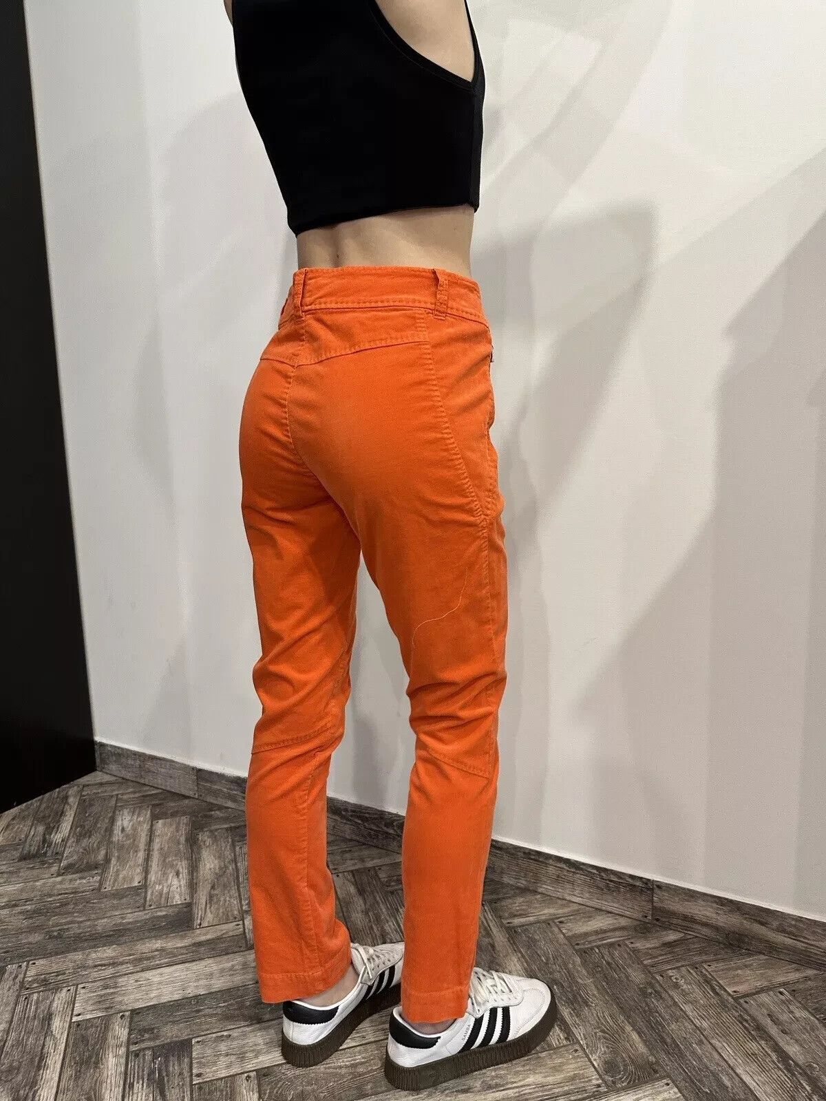 Bogner BOGNER VELVET PANTS WOMENS ORANGE TROUSERS Size Eur 34 Size 27" / US 4 / IT 40 - 6 Thumbnail