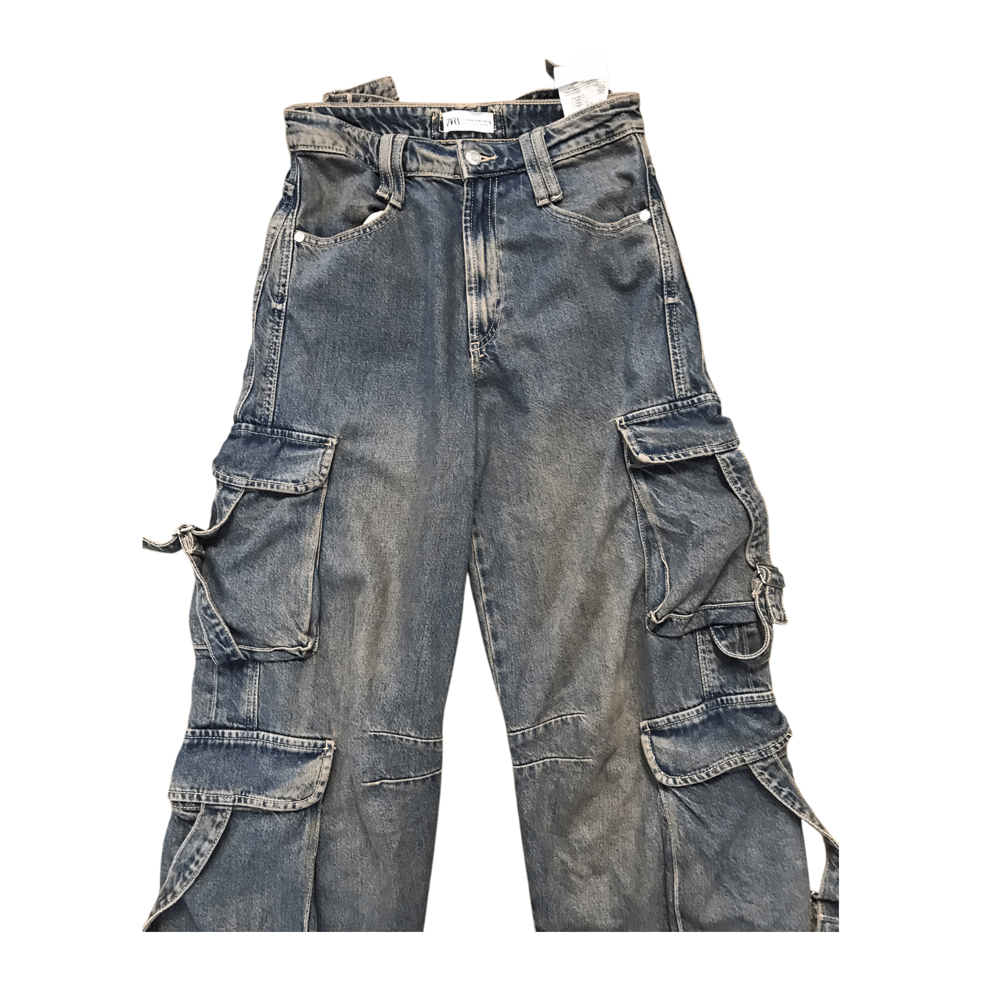 Hysteric Glamour × If Six Was Nine × Zara Y2k Zara Bondage Multi pocket Pant Size US 28 / EU 44 - 3 Thumbnail