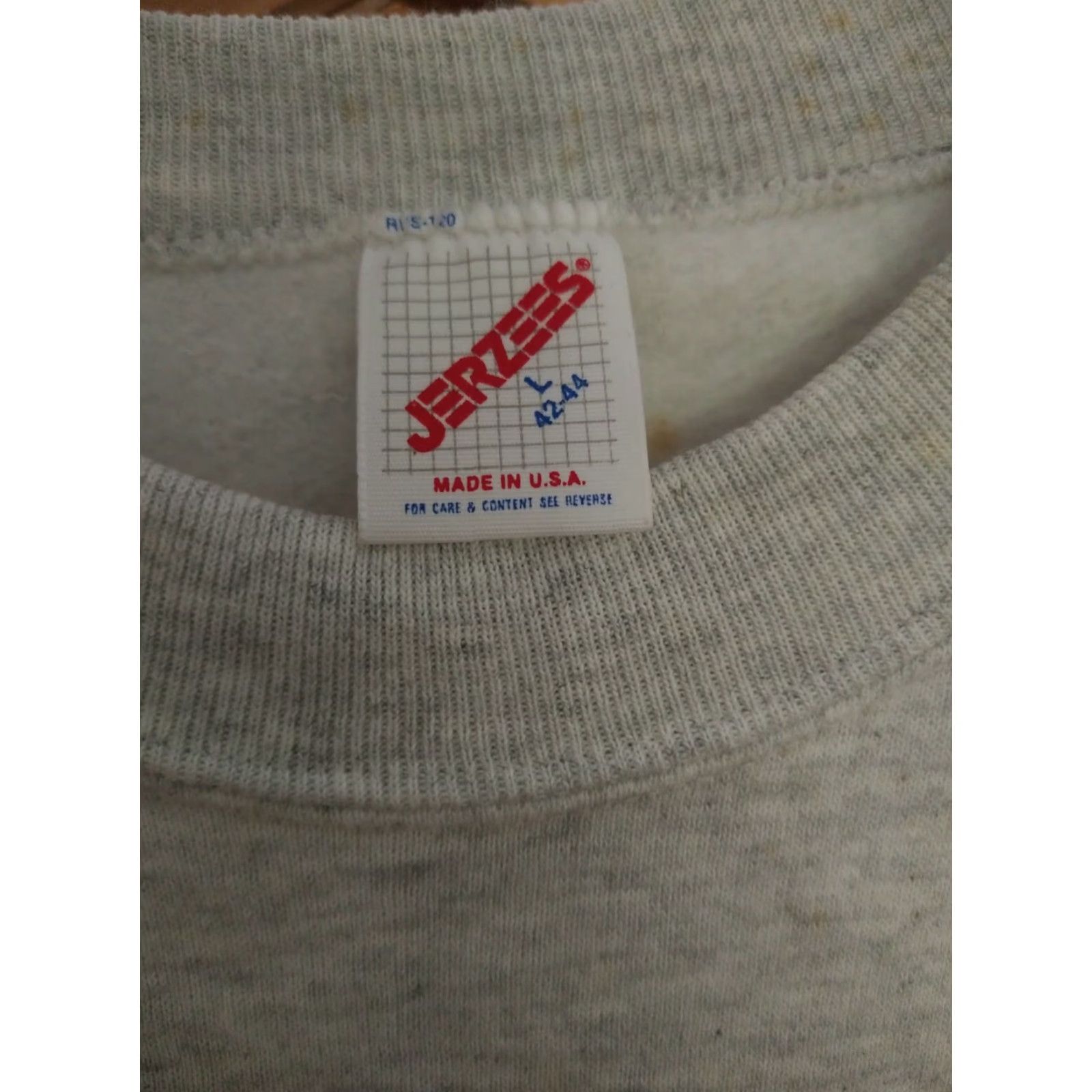 Jerzees VINTAGE Deadstock Alaska Magazine Sweatshirt Made In USA Jerseys Brand Size L Gray Pullover Men's Cotton Blend USA 90s? Size US L / EU 52-54 / 3 - 2 Thumbnail