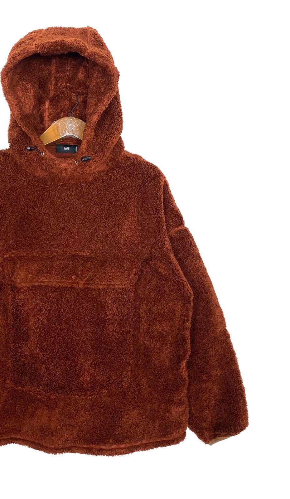 HARE Rare‼️ Hare Sherpa Anorak Hoodie Deep Pile Size US M / EU 48-50 / 2 - 3 Thumbnail