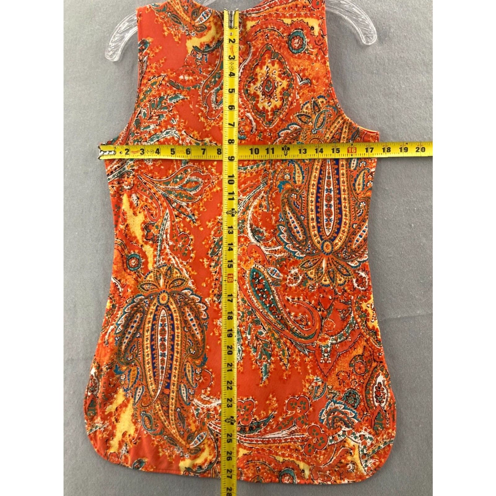 Ralph Lauren Lauren Ralph Lauren Blouse Womens Small Orange Floral Sleeveless Round Neck Pullover Regular Hawaiian Flower Womens Size M / US 6-8 / IT 42-44 - 6 Thumbnail