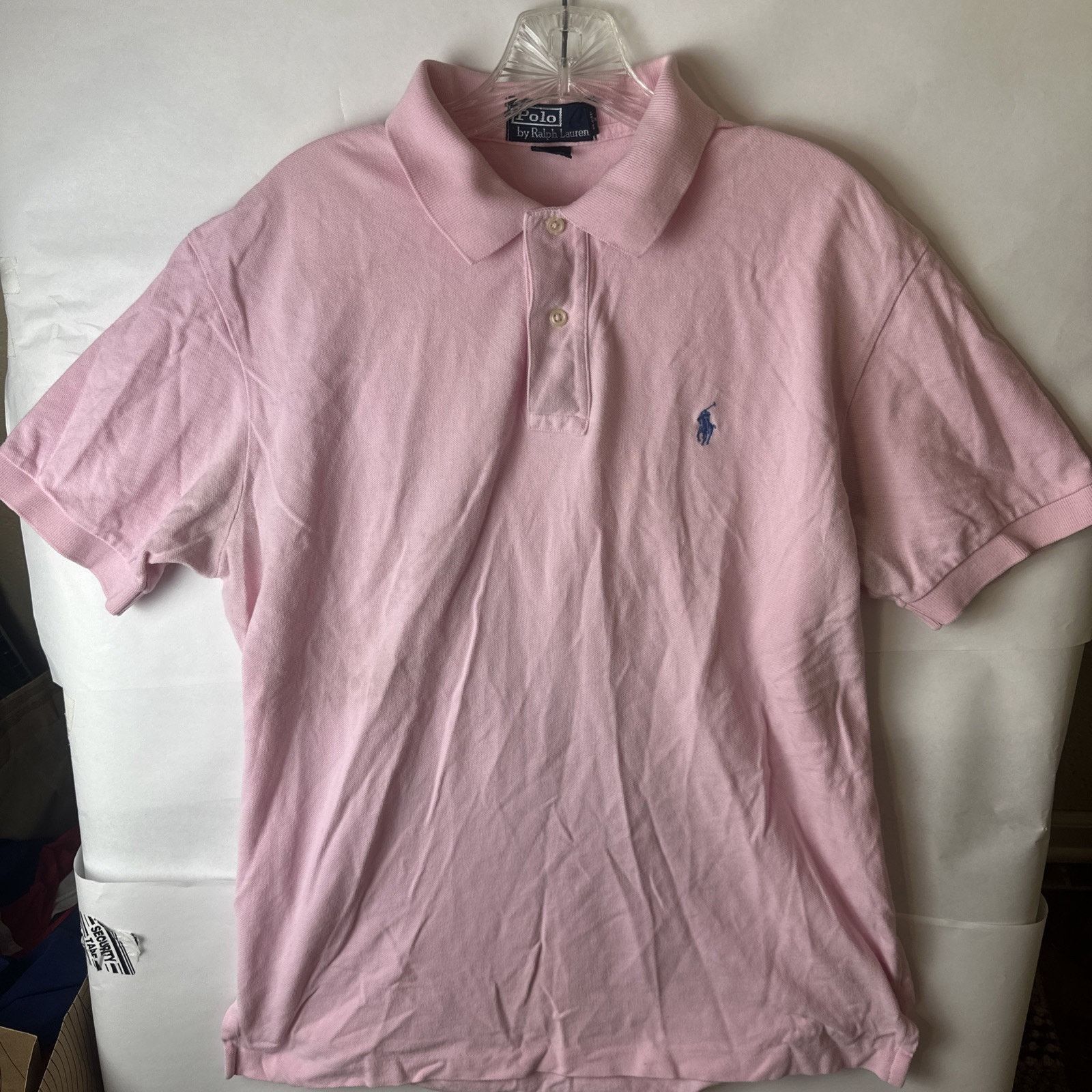 Polo Ralph Lauren Ralph Lauren Polo Shirt Mens Adult Large Pink Blue Pony Size US L / EU 52-54 / 3 - 1 Thumbnail
