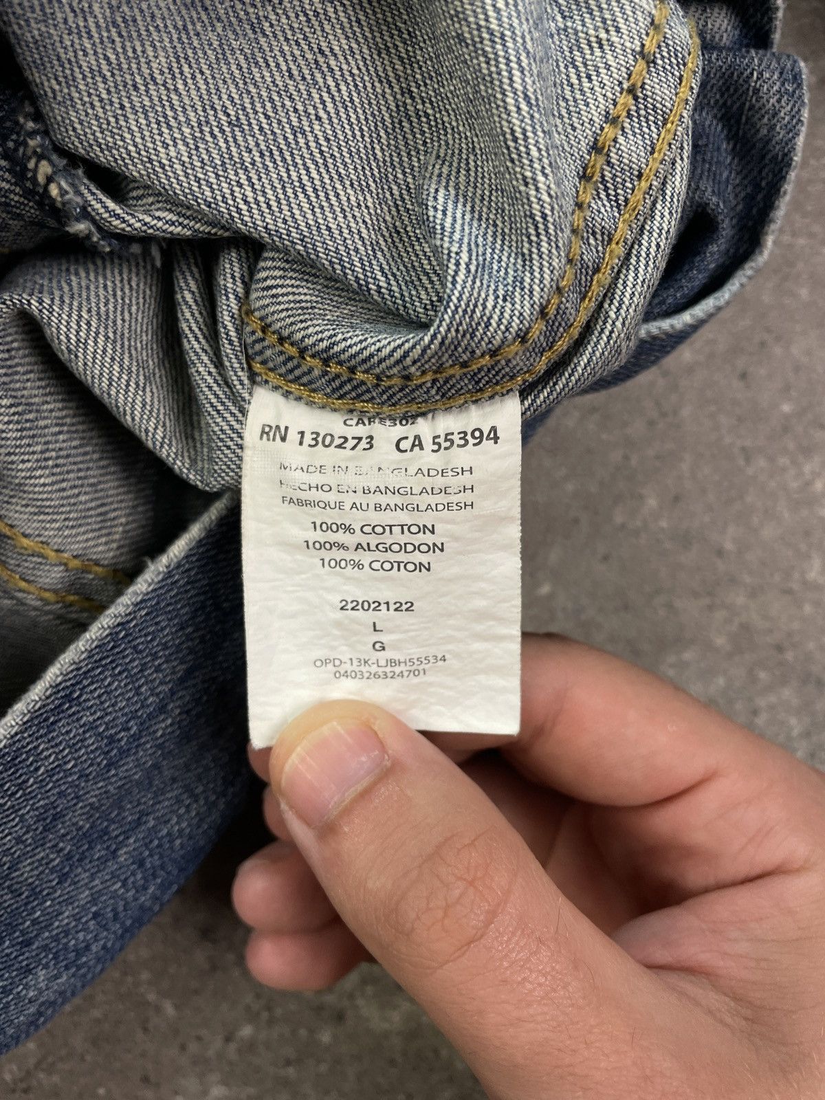 Lee × Vintage Vintage Y2K Lee Denim Button Up Jacket Size US L / EU 52-54 / 3 - 7 Thumbnail