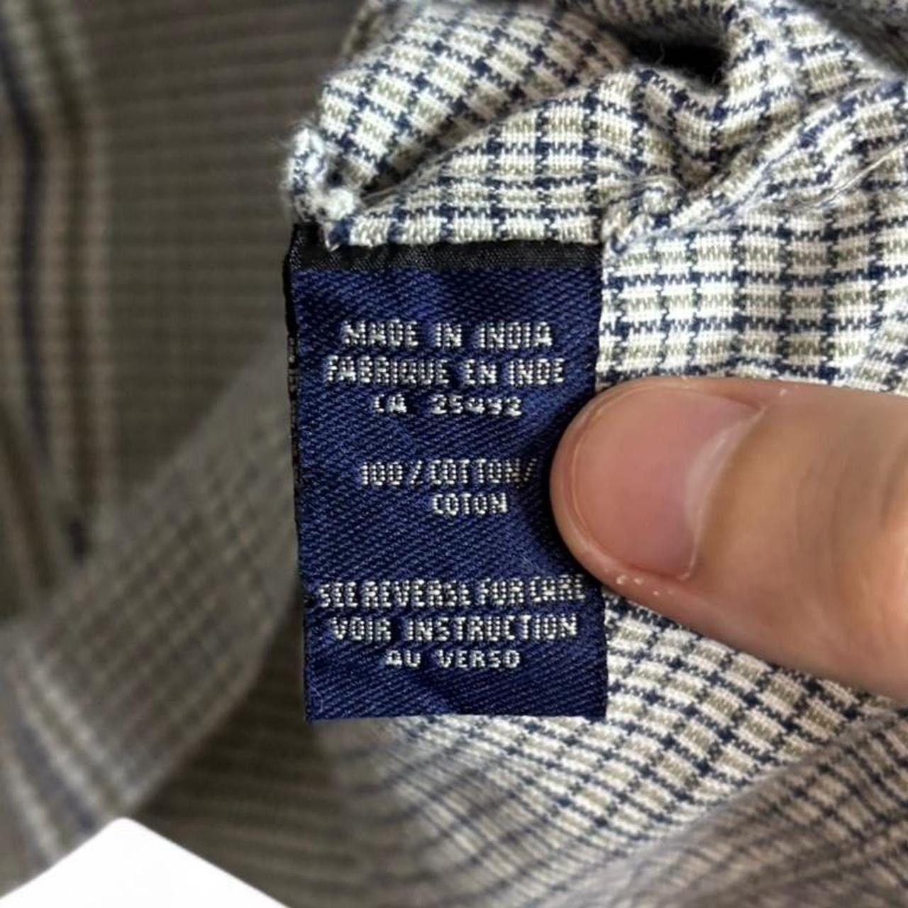 Vintage Vintage Striped Plaid Green Navy Bowling Button-Up Shirt - M Size US M / EU 48-50 / 2 - 5 Thumbnail