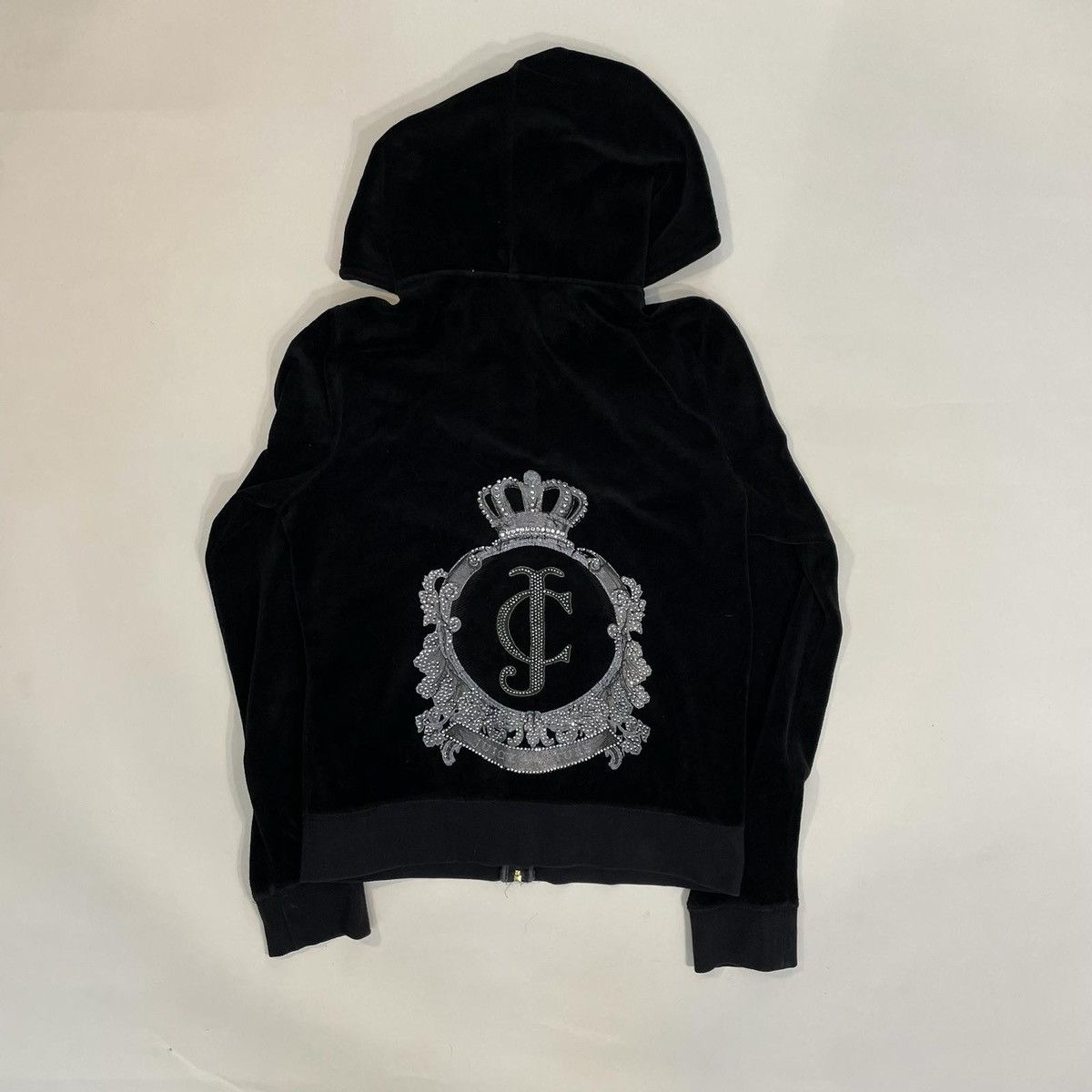 Juicy Couture Juicy Couture Black Hoodie Zip y2k Size XS / US 0-2 / IT 36-38 - 4 Thumbnail