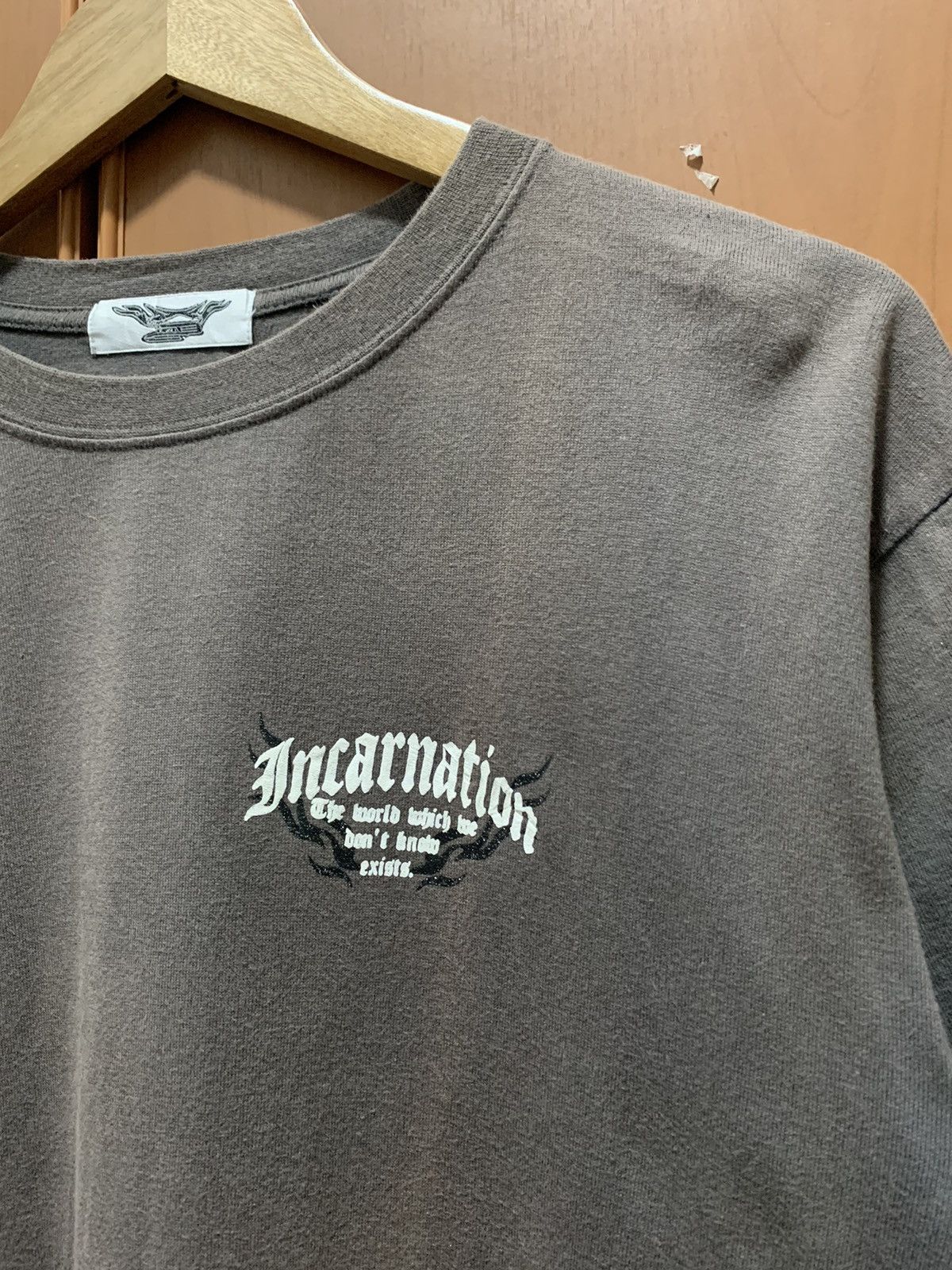 If Six Was Nine Japanese Brand Incarnation Poem Cyber Gothic Punk Faded Tee Size US M / EU 48-50 / 2 - 4 Thumbnail