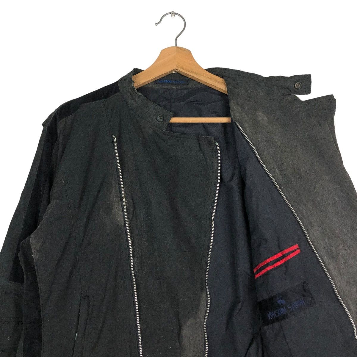 Japanese Brand 🔥VINTAGE CROPPED BIKER JACKET KOHSHIN SATOH JAPAN Size US M / EU 48-50 / 2 - 13 Thumbnail