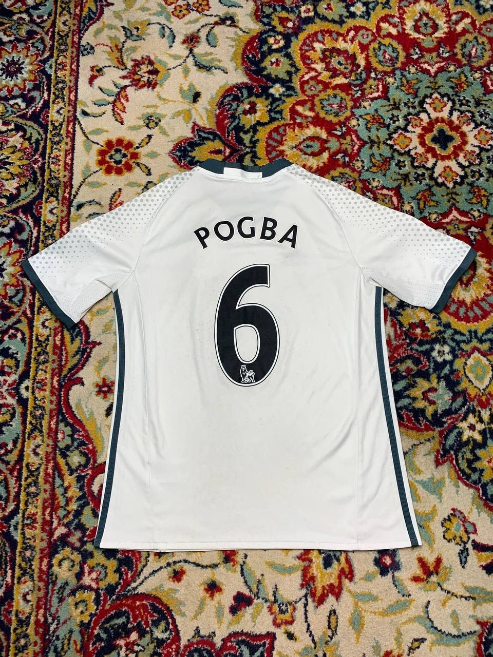 Adidas Manchester United Pogba 2016 2017 third 3rd Shirt Soccer Size US XS / EU 42 / 0 - 6 Thumbnail