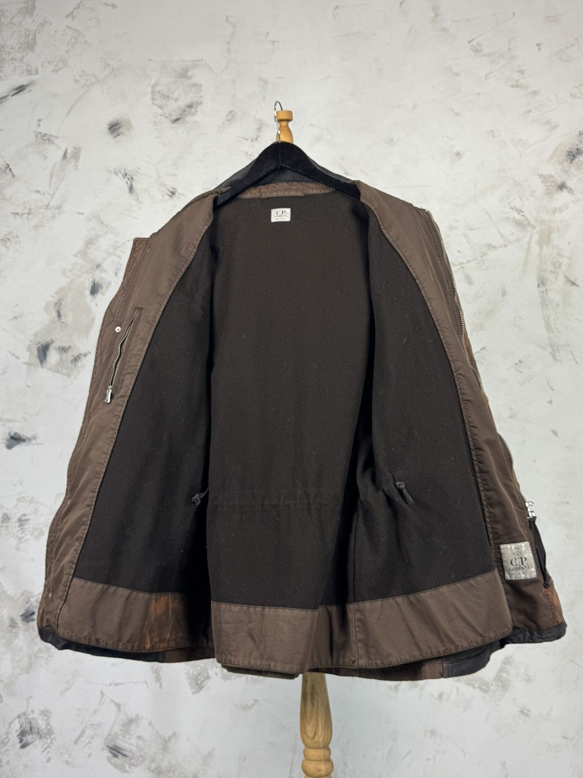 C.P. Company Vintage C.P. Company Custom Leather Jacket Size 54 XL Size US XL / EU 56 / 4 - 13 Thumbnail