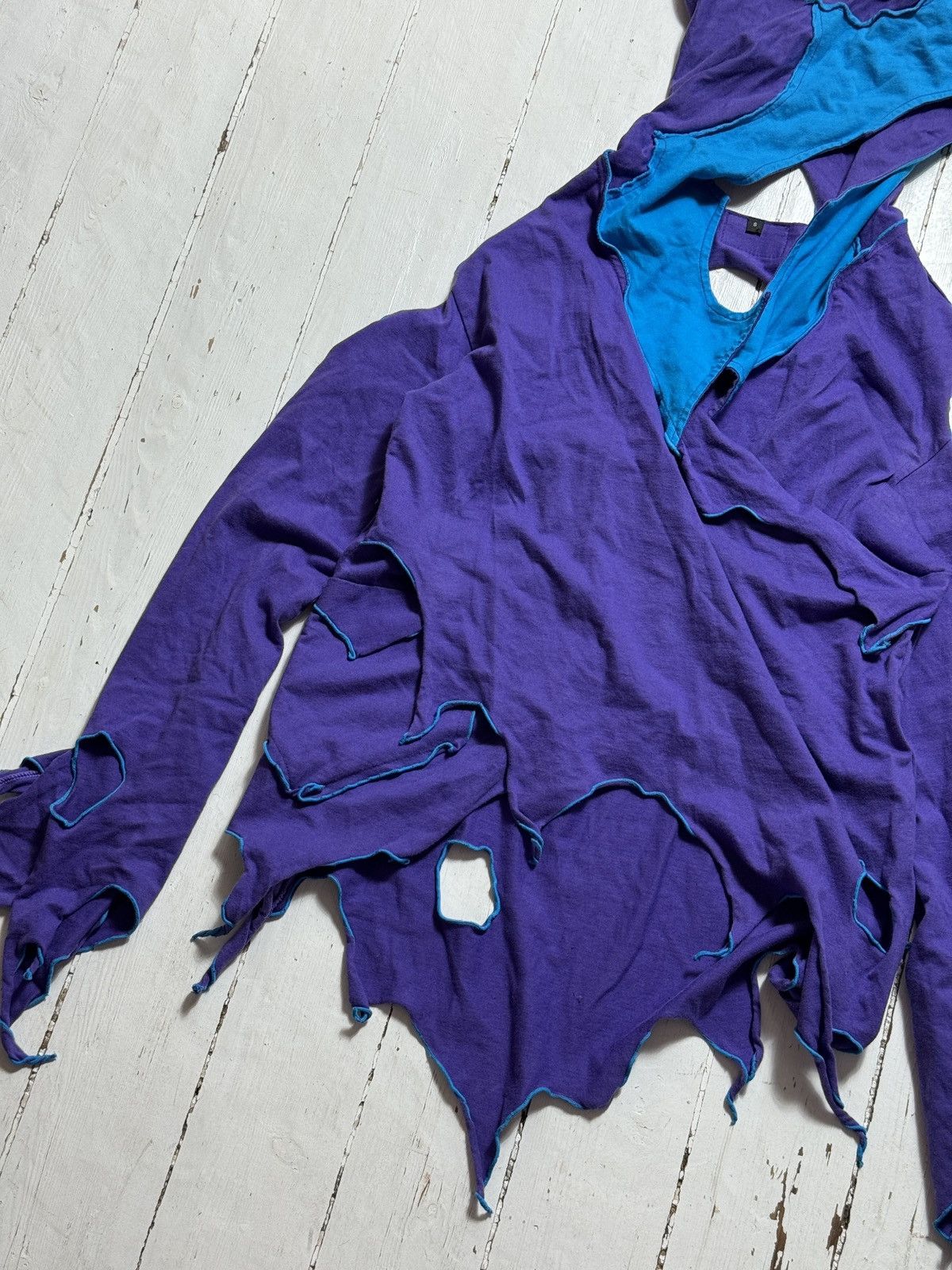 Other VINTAGE AVANT GARDE PATCHWORK HOODIE Size S / US 4 / IT 40 - 2 Thumbnail