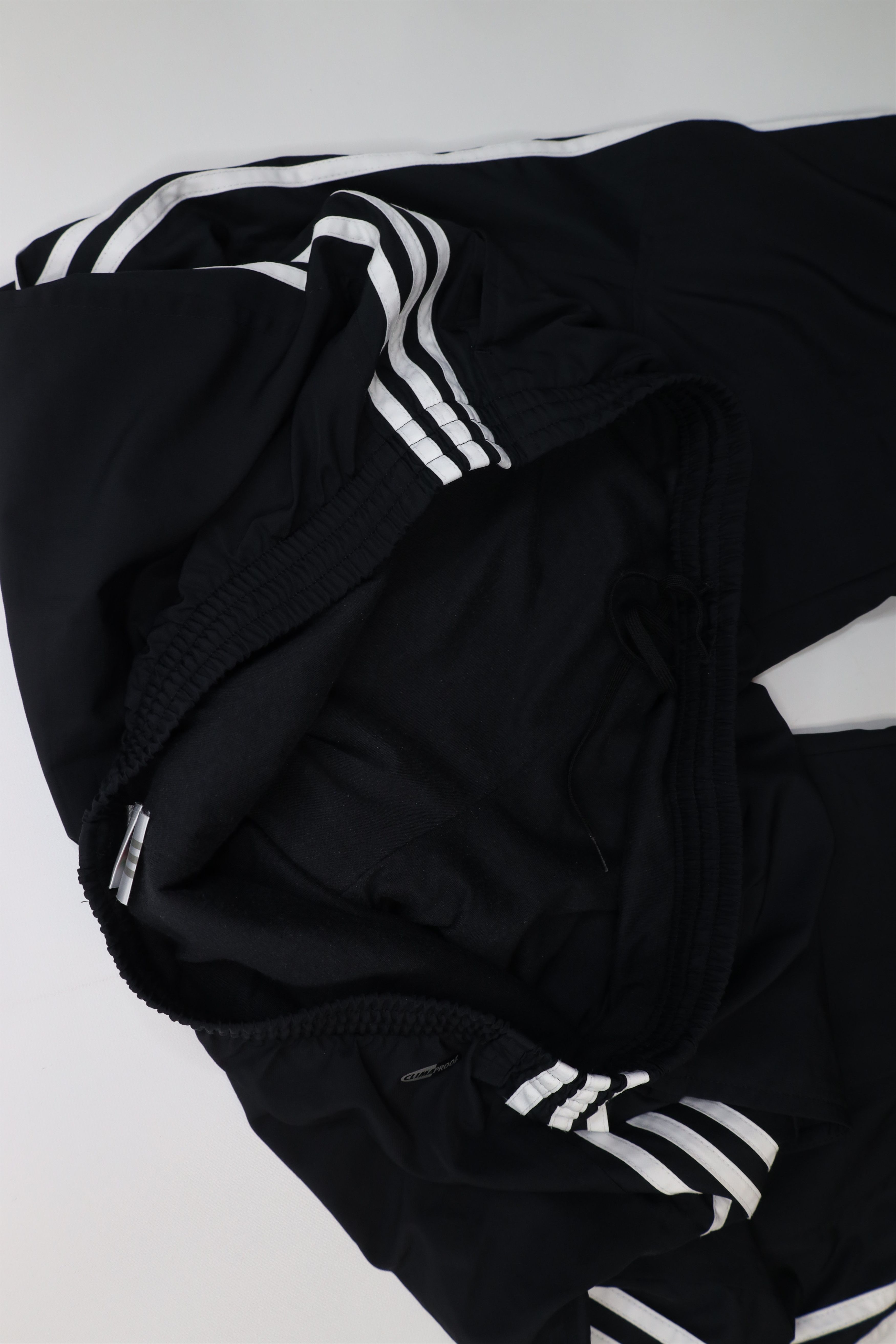 Adidas Vintage 90s Y2K Adidas Wide Leg Windbreaker Pants Black Size US 38 / EU 54 - 11 Thumbnail