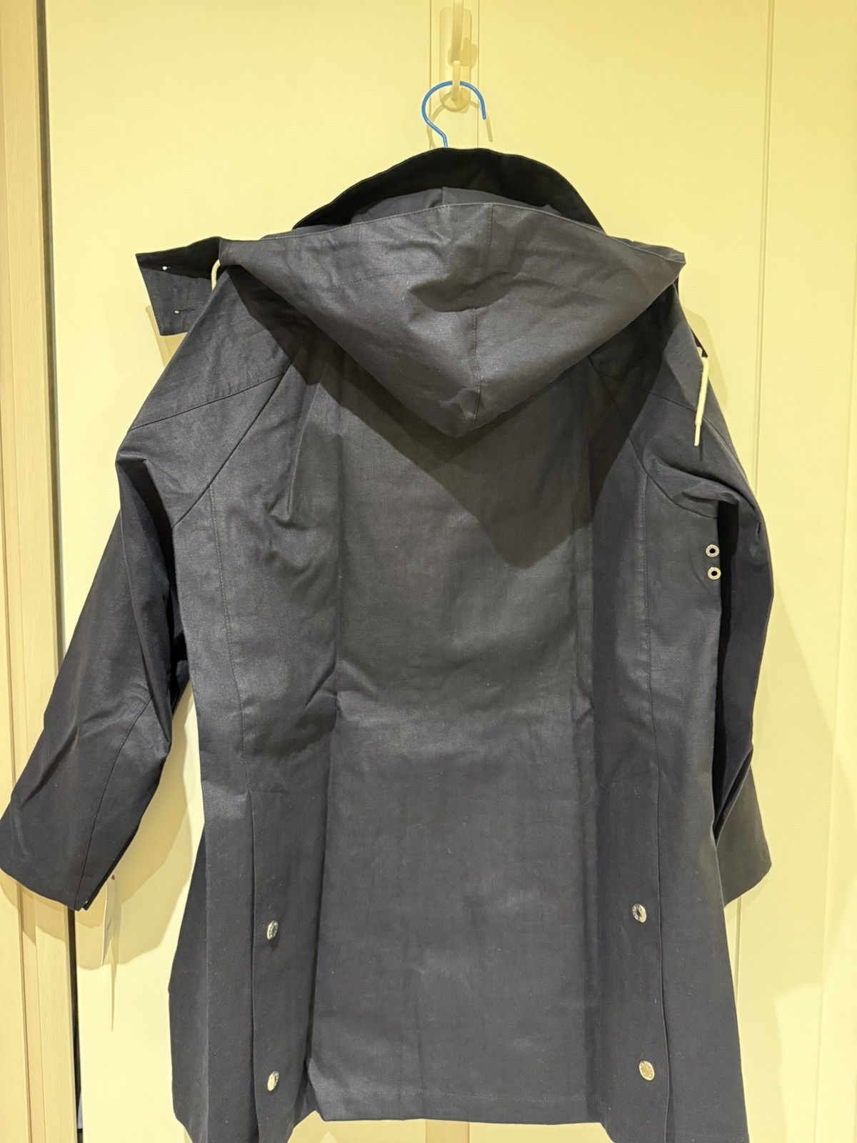 Mackintosh dark navy detachable hood raincoat Size US M / EU 48-50 / 2 - 14 Thumbnail