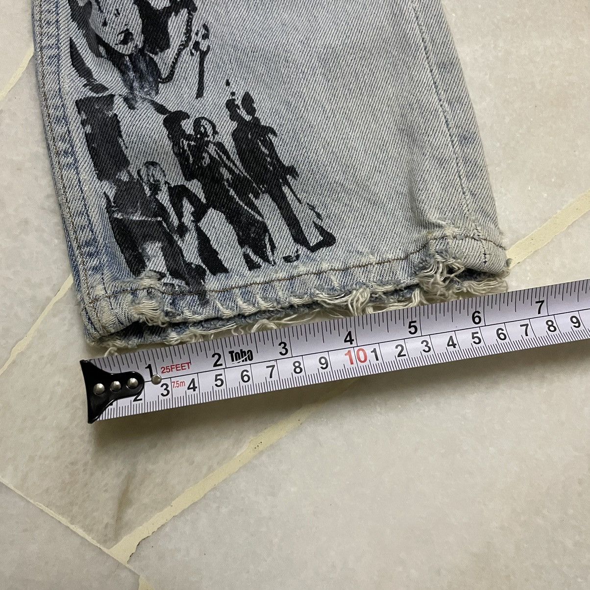 If Six Was Nine ORIGINAL LEVIS 501 USA X SEX PISTOL RARE COLLECTION (28×39) Size US 28 / EU 44 - 18 Thumbnail