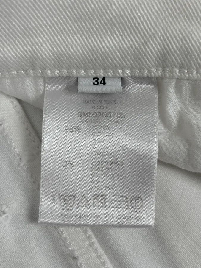 Givenchy 2010s Givenchy White Distressed Denim Jeans Size US 32 / EU 48 - 12 Thumbnail