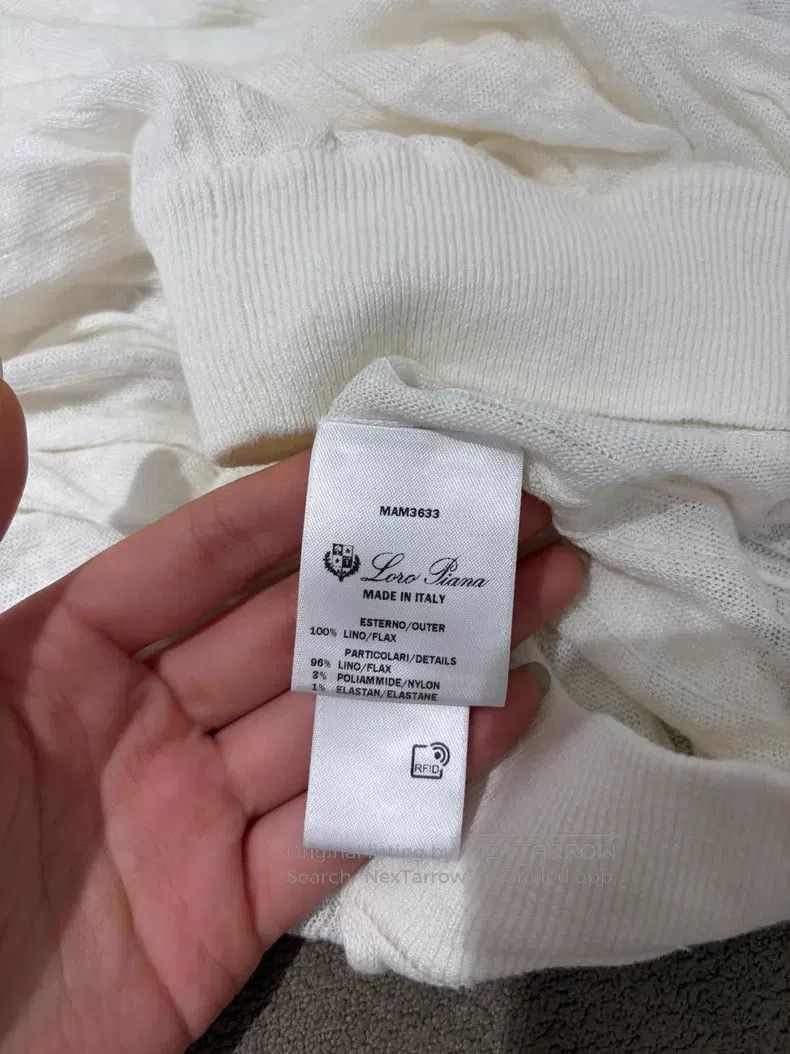 Loro Piana Loro Piana White linen sleeveless top Size S / US 4 / IT 40 - 4 Thumbnail