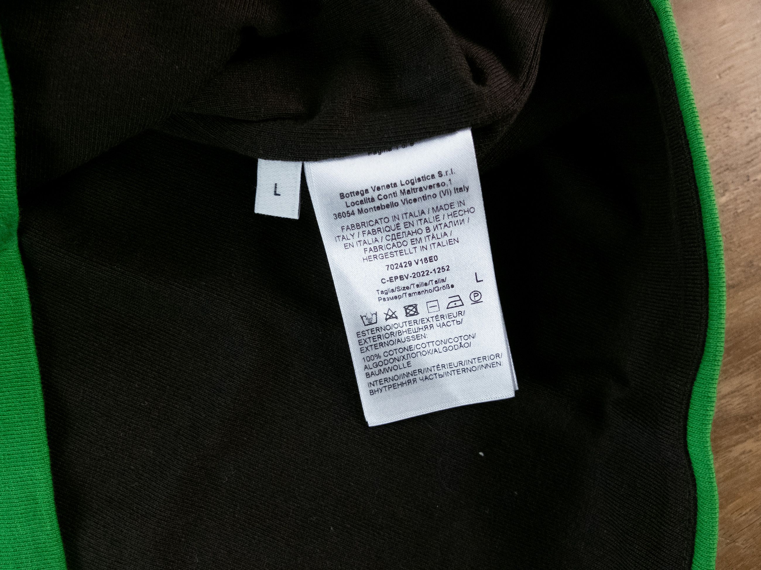 Bottega Veneta BOTTEGA VENETA parakeet green double layer t-shirt Large q Size L / US 10 / IT 46 - 7 Thumbnail