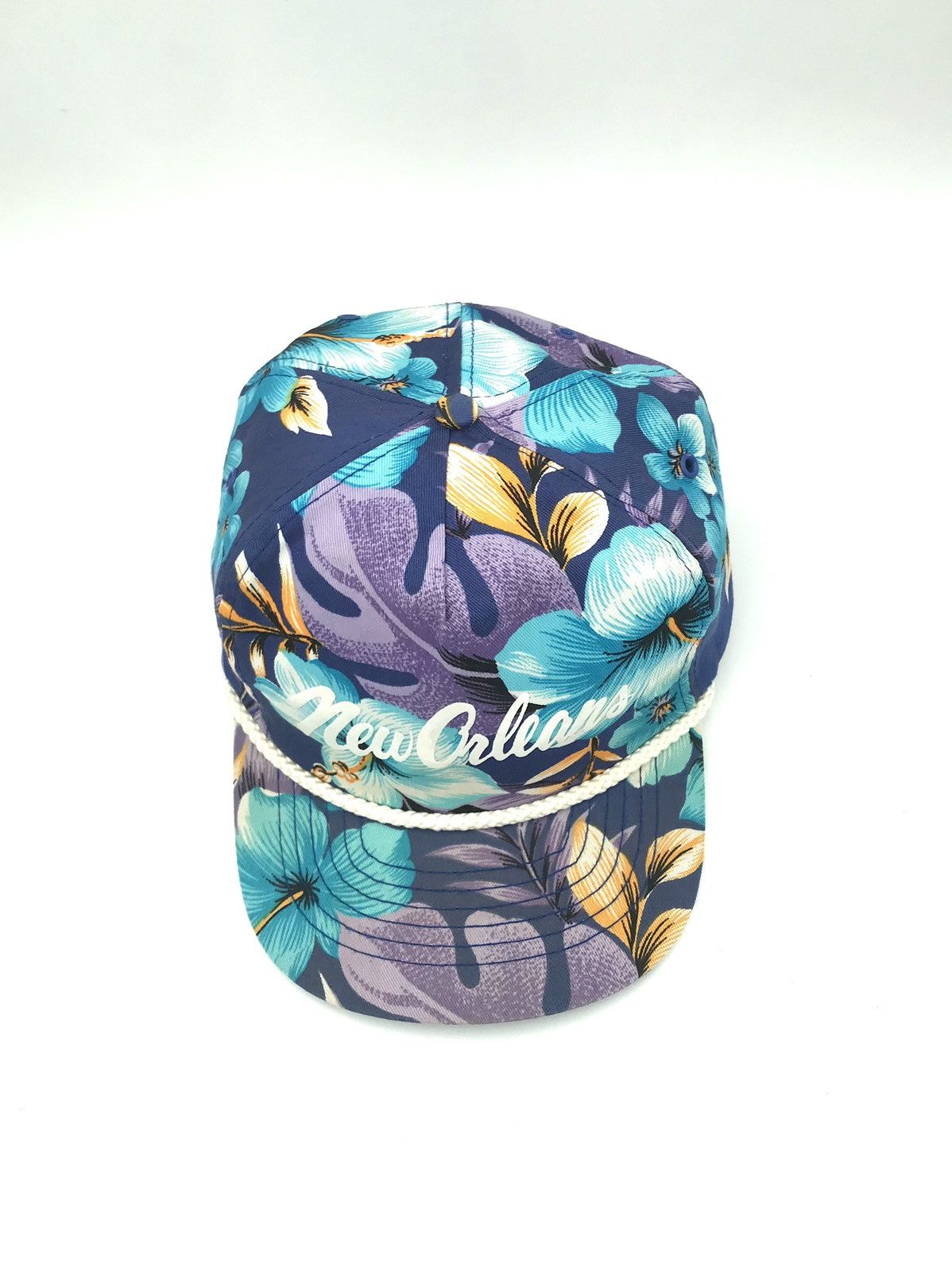 Vintage Vintage snapback Hawaiian hat floral classic new orleans Size ONE SIZE - 3 Thumbnail