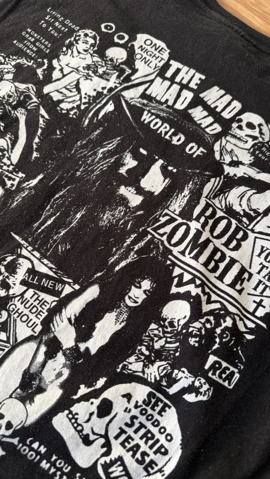 Other Rare Rob Zombie Portrait Overprint T-Shirt Sz:L White Zombie Size US L / EU 52-54 / 3 - 5 Thumbnail