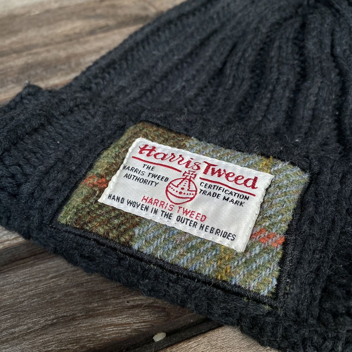 Designer × Harris Tweed HARRIS TWEED POM BEANIE HATS Size ONE SIZE - 3 Thumbnail